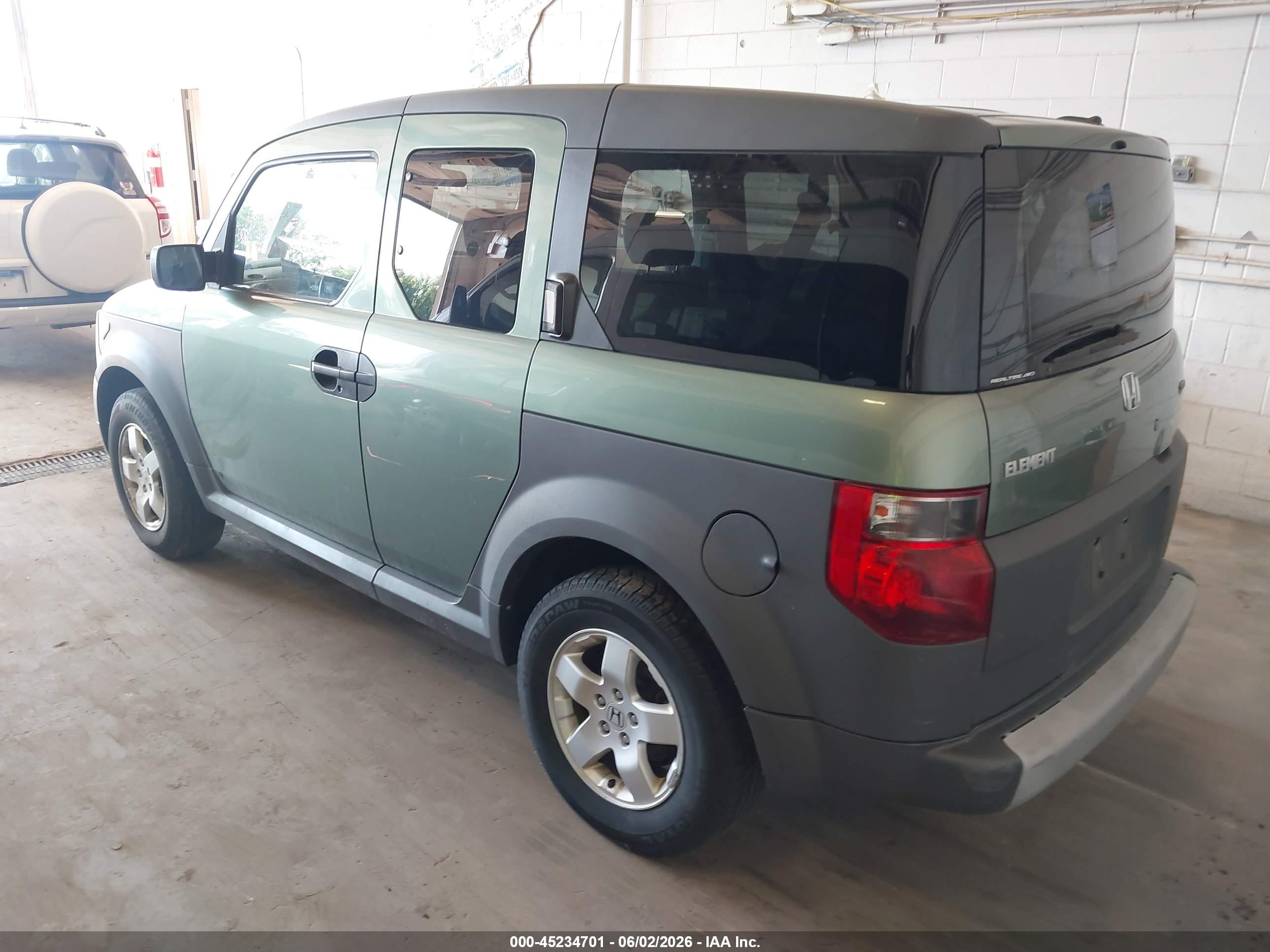 2005 Honda Element Ex Зеленый vin: 5J6YH28635L019397