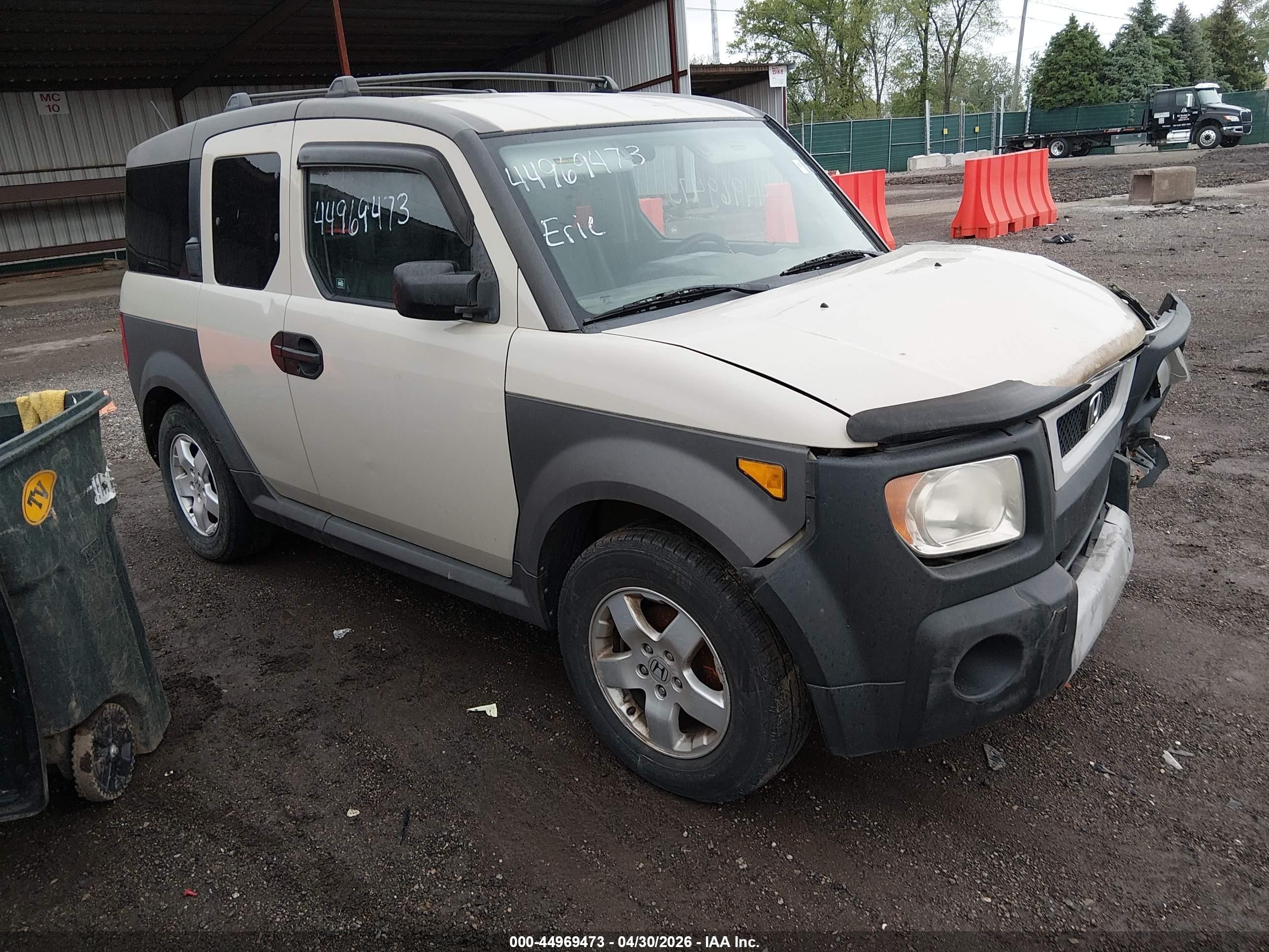 2005 Honda Element Ex Бежевый vin: 5J6YH28635L021344