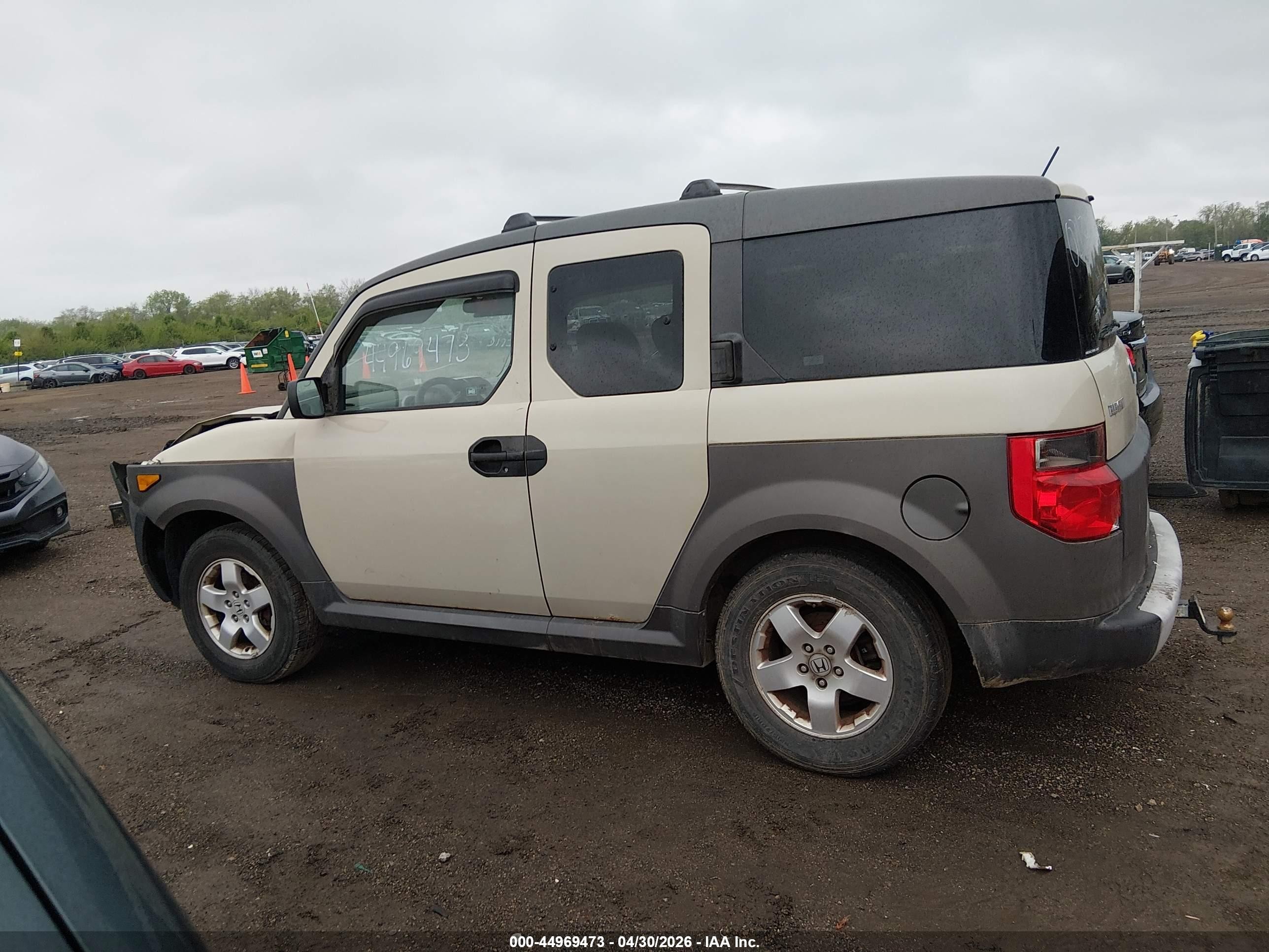 2005 Honda Element Ex Beige vin: 5J6YH28635L021344
