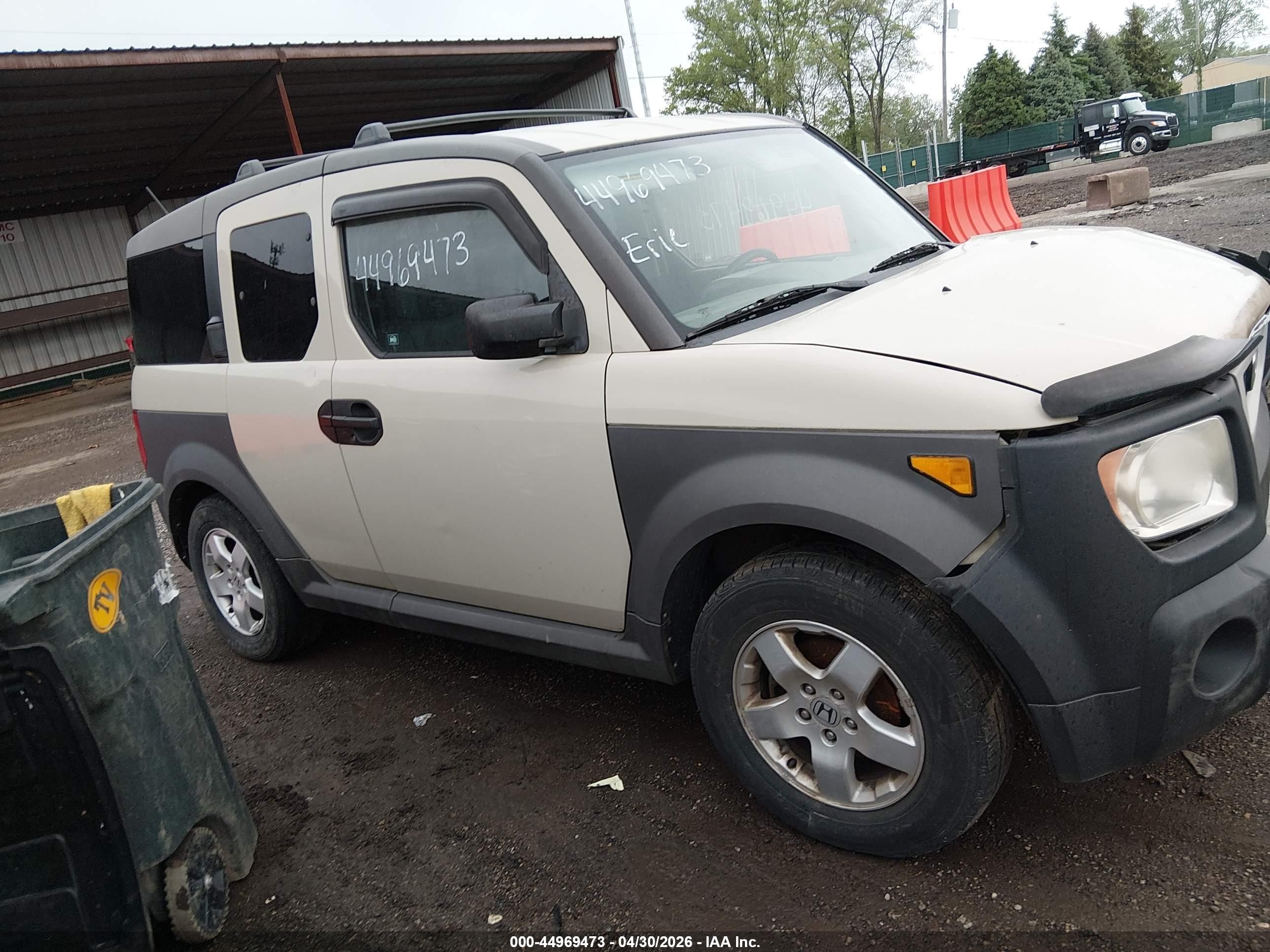 2005 Honda Element Ex Beige vin: 5J6YH28635L021344