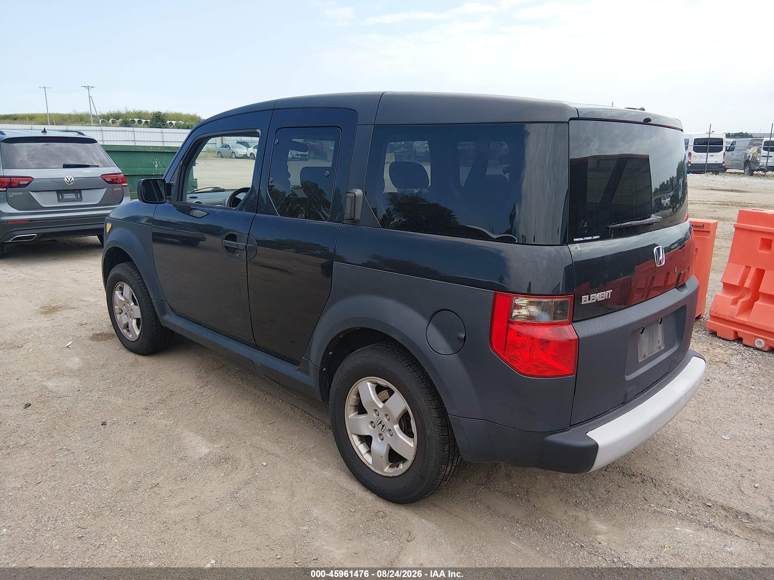 2005 Honda Element Ex Dark Blue vin: 5J6YH28635L025457
