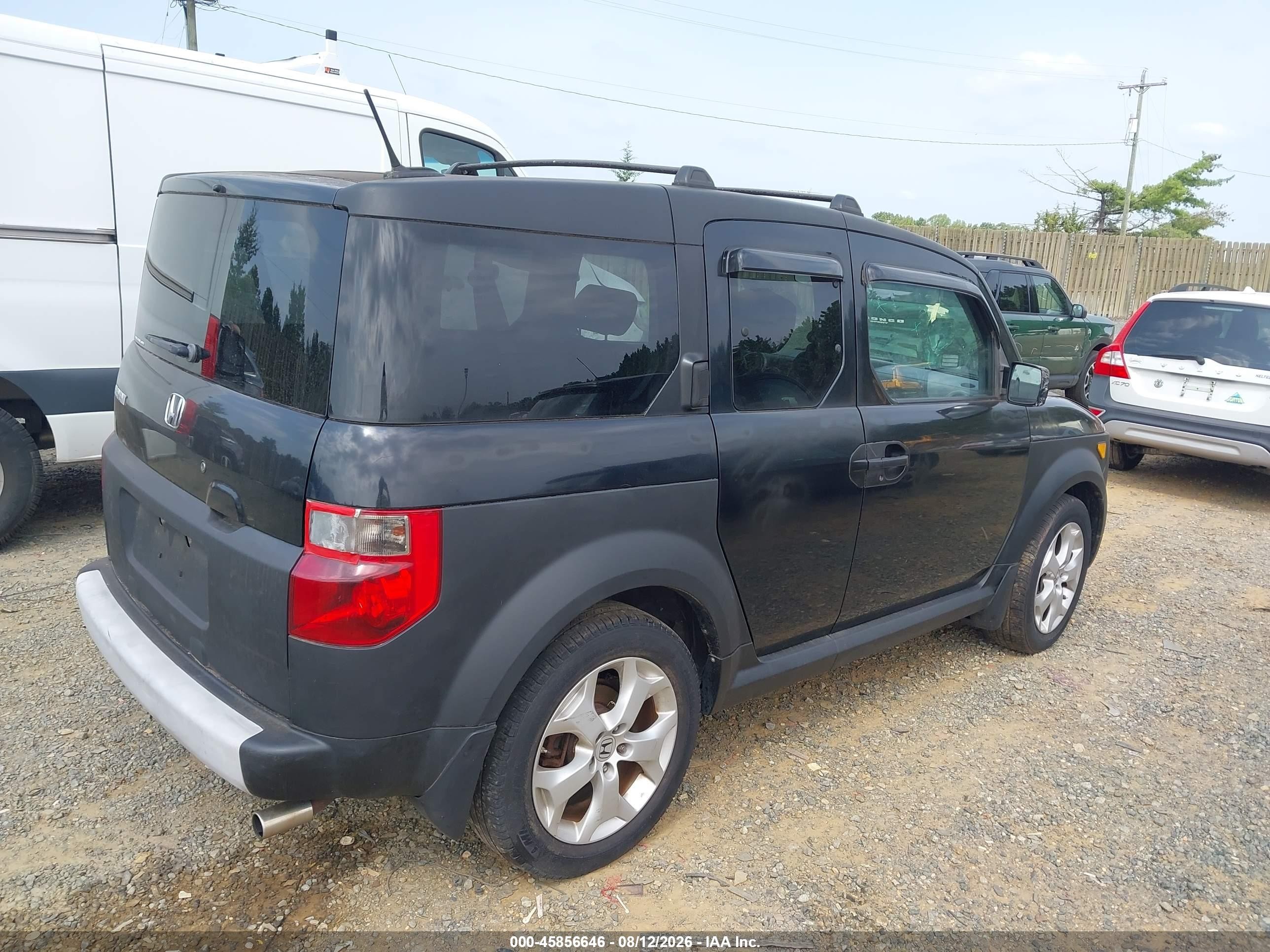 2005 Honda Element Ex Black vin: 5J6YH28635L032618