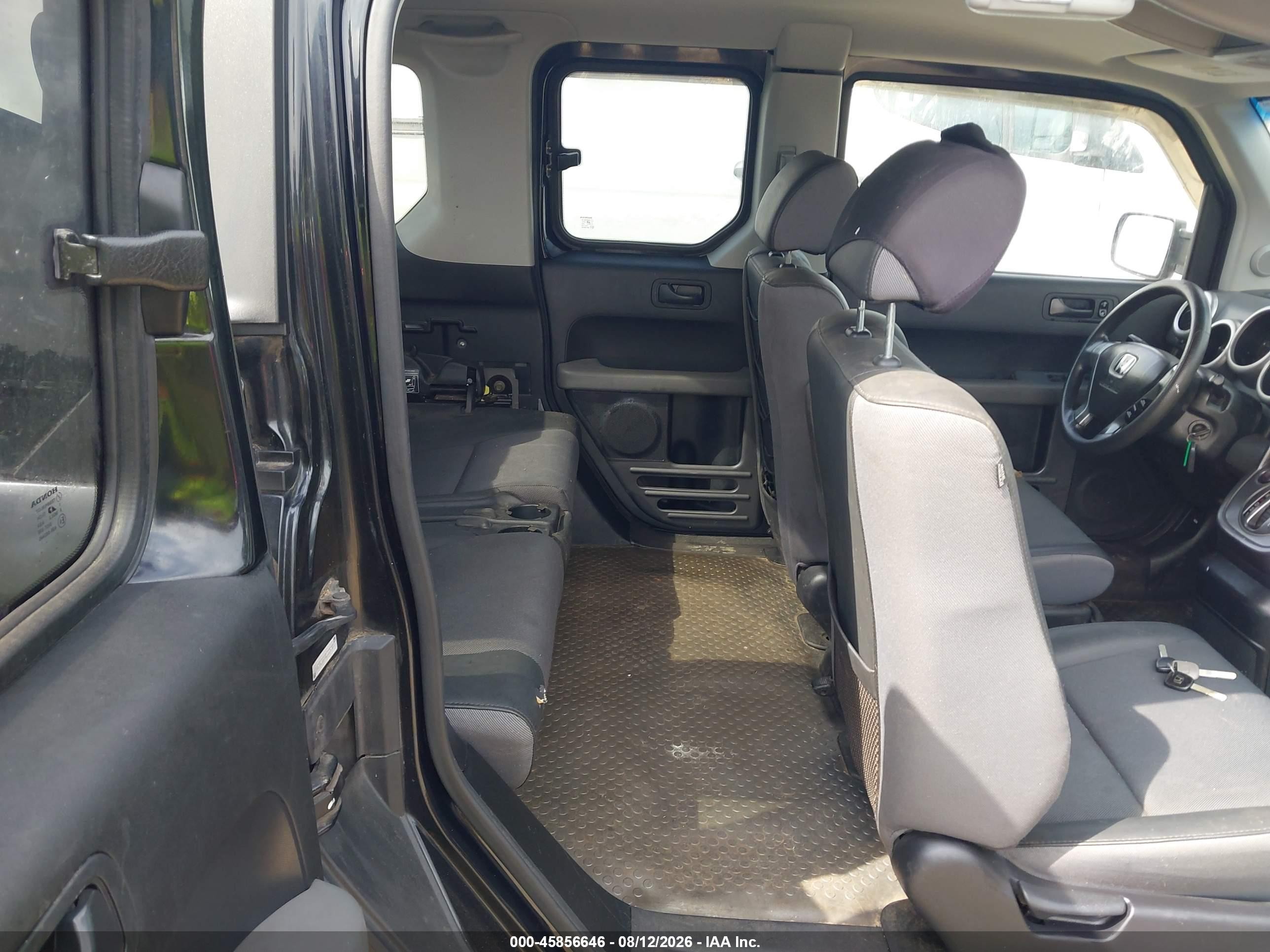 2005 Honda Element Ex Black vin: 5J6YH28635L032618