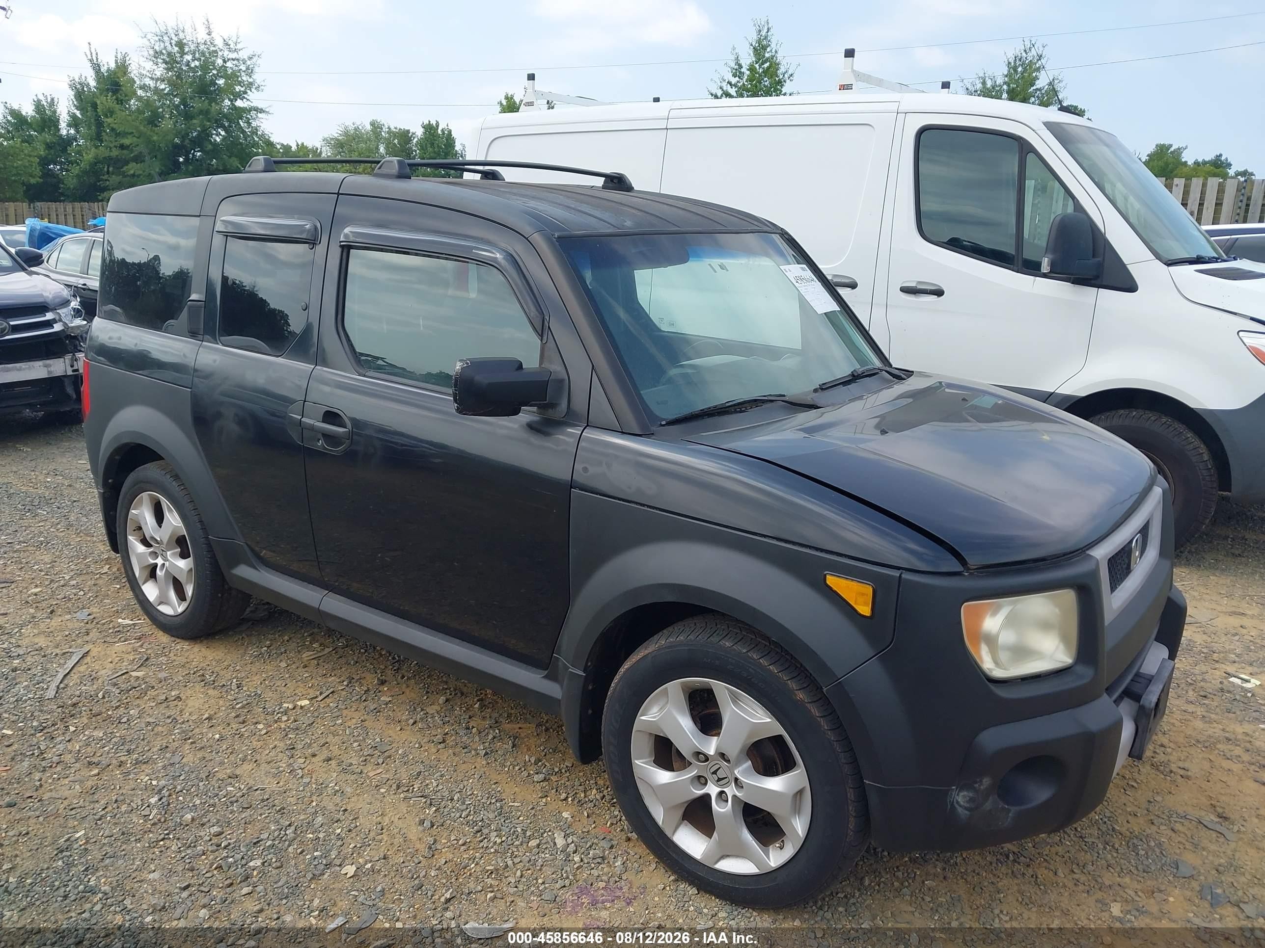 2005 Honda Element Ex Black vin: 5J6YH28635L032618