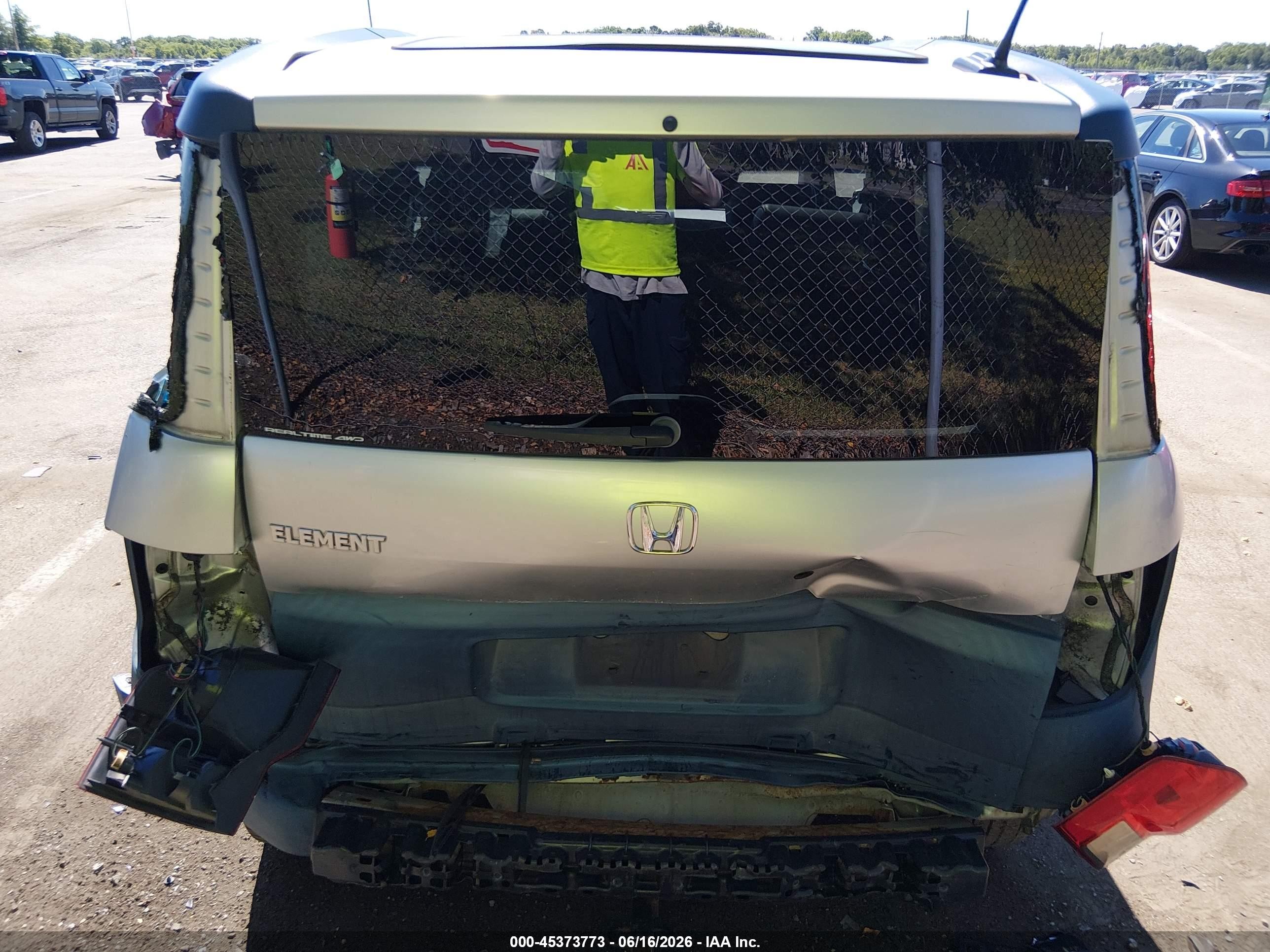 2006 Honda Element Ex Silver vin: 5J6YH28636L022768