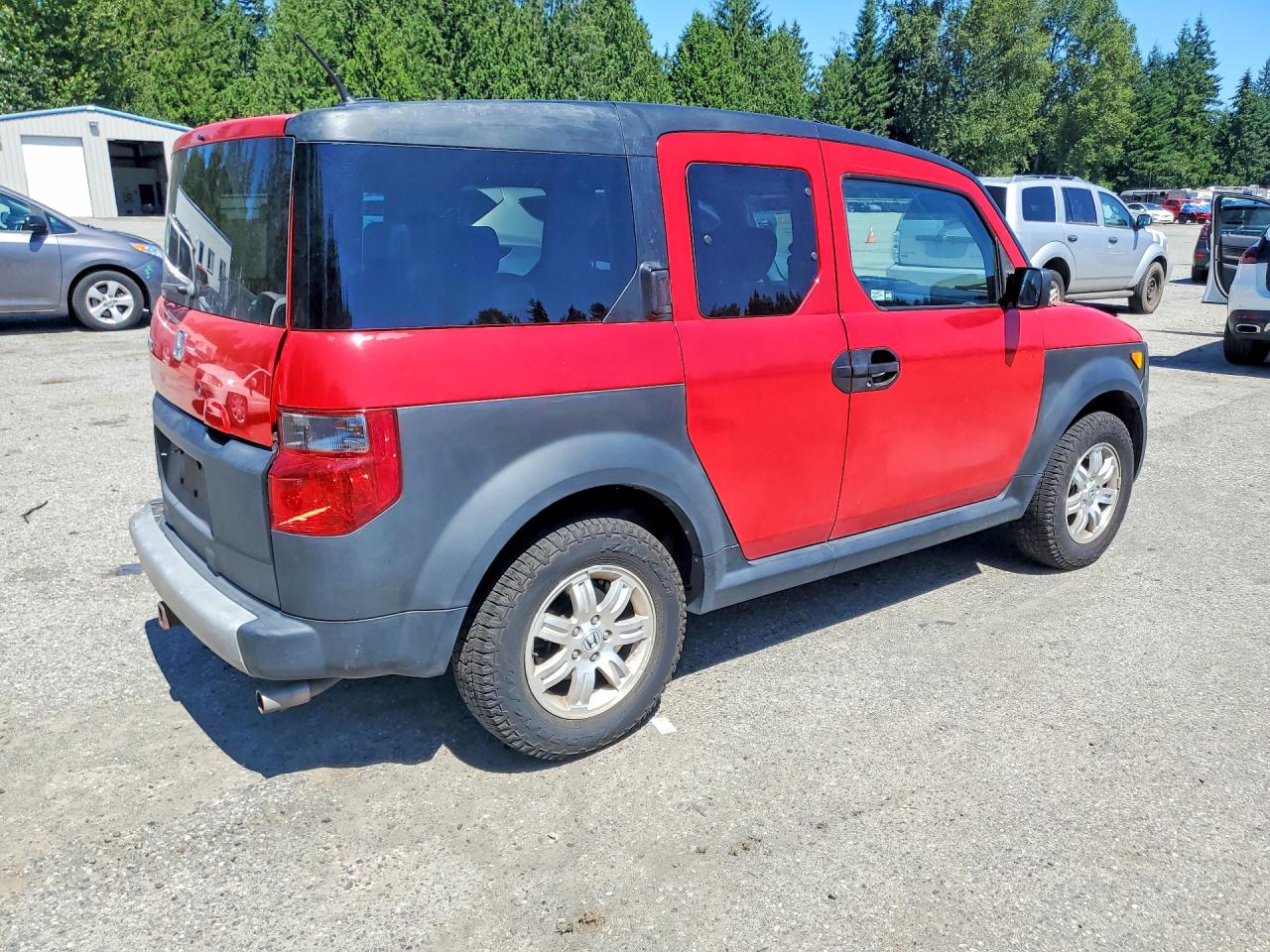 2006 Honda Element Ex Red vin: 5J6YH28636L025248