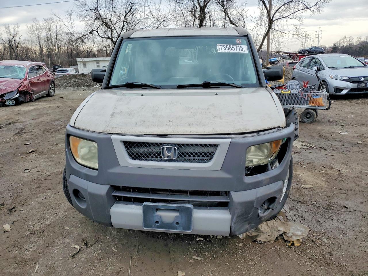 2003 Honda Element Ex Beige vin: 5J6YH28643L035203