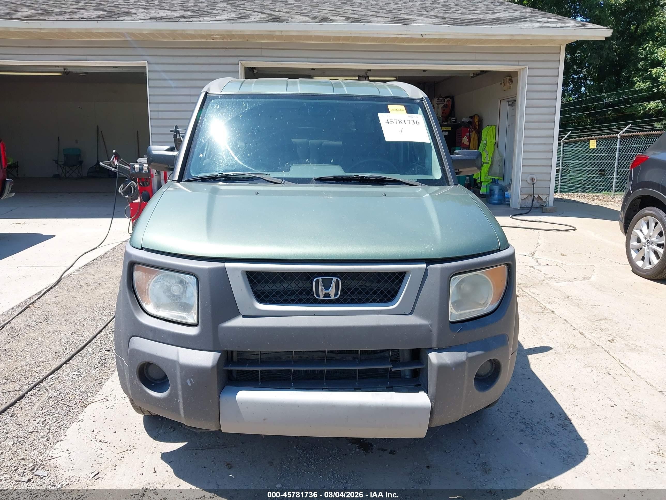 2003 Honda Element Ex Green vin: 5J6YH28643L039736