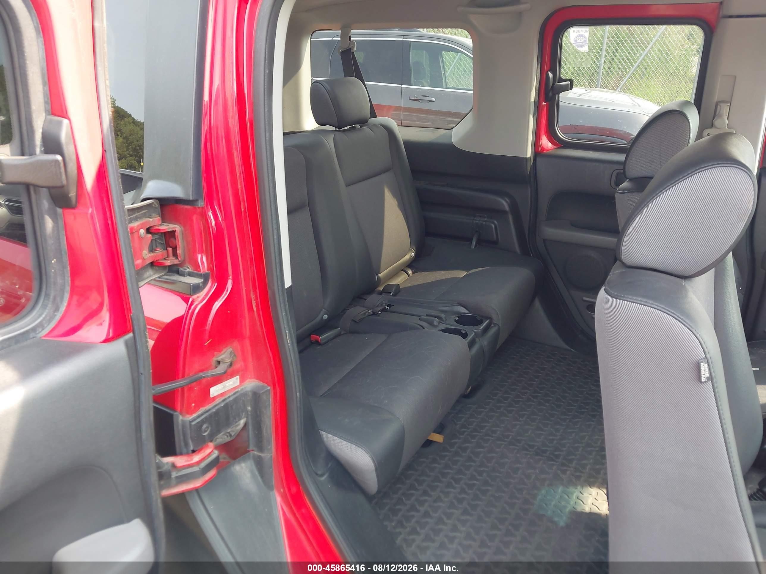 2005 Honda Element Ex Red vin: 5J6YH28645L014760
