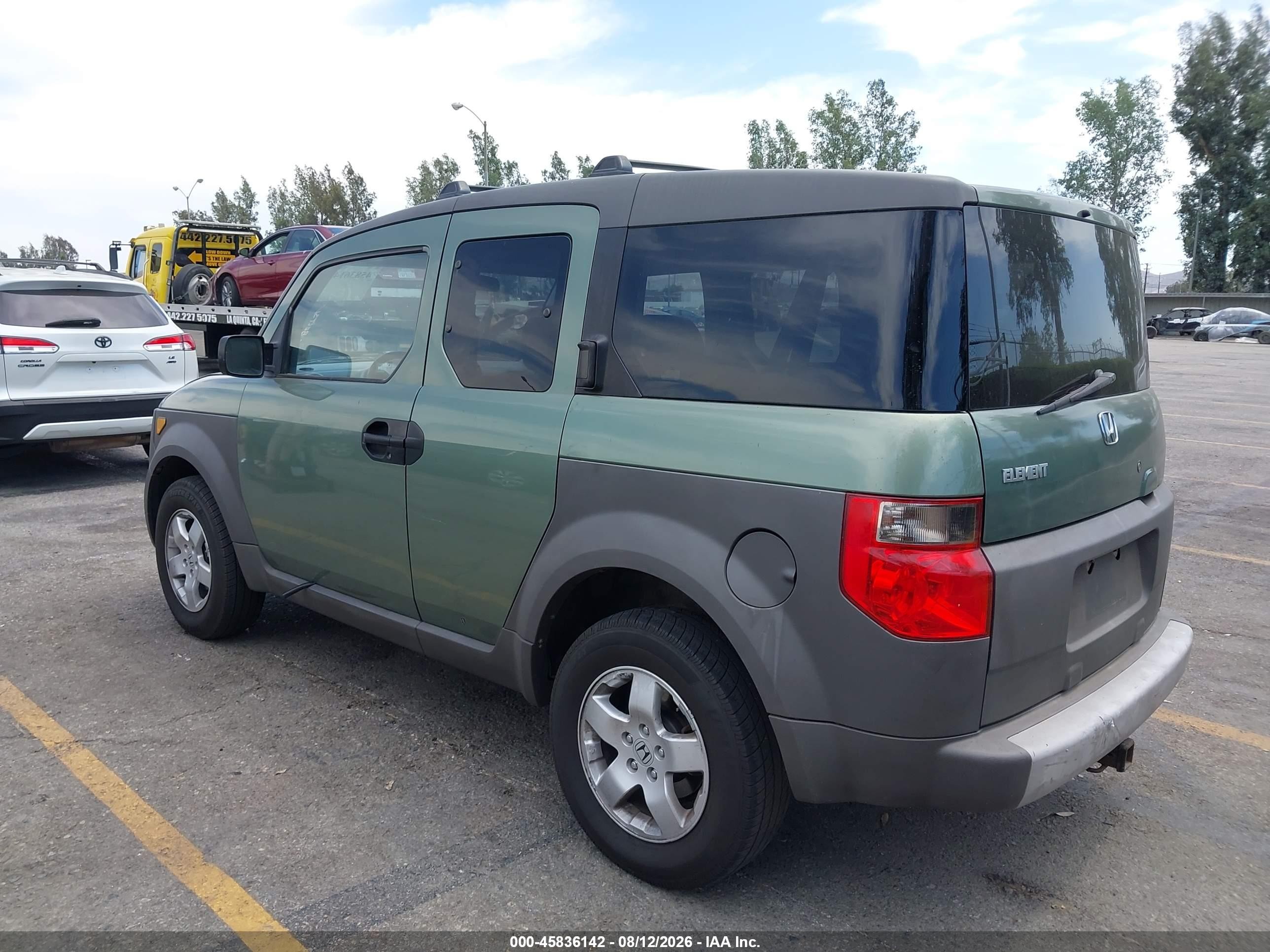 2005 Honda Element Ex Зеленый vin: 5J6YH28645L026794