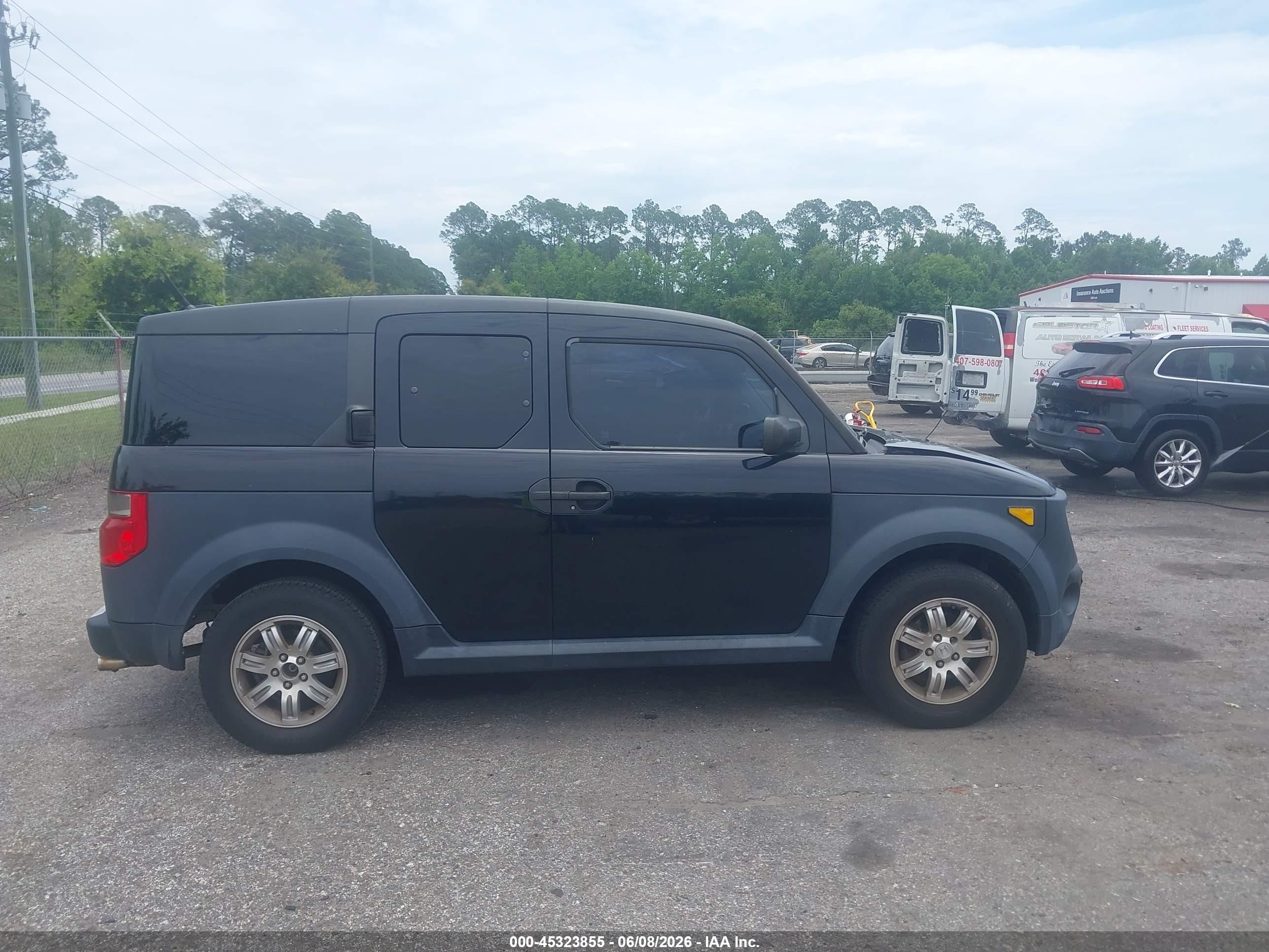 2006 Honda Element Ex Black vin: 5J6YH28646L000147