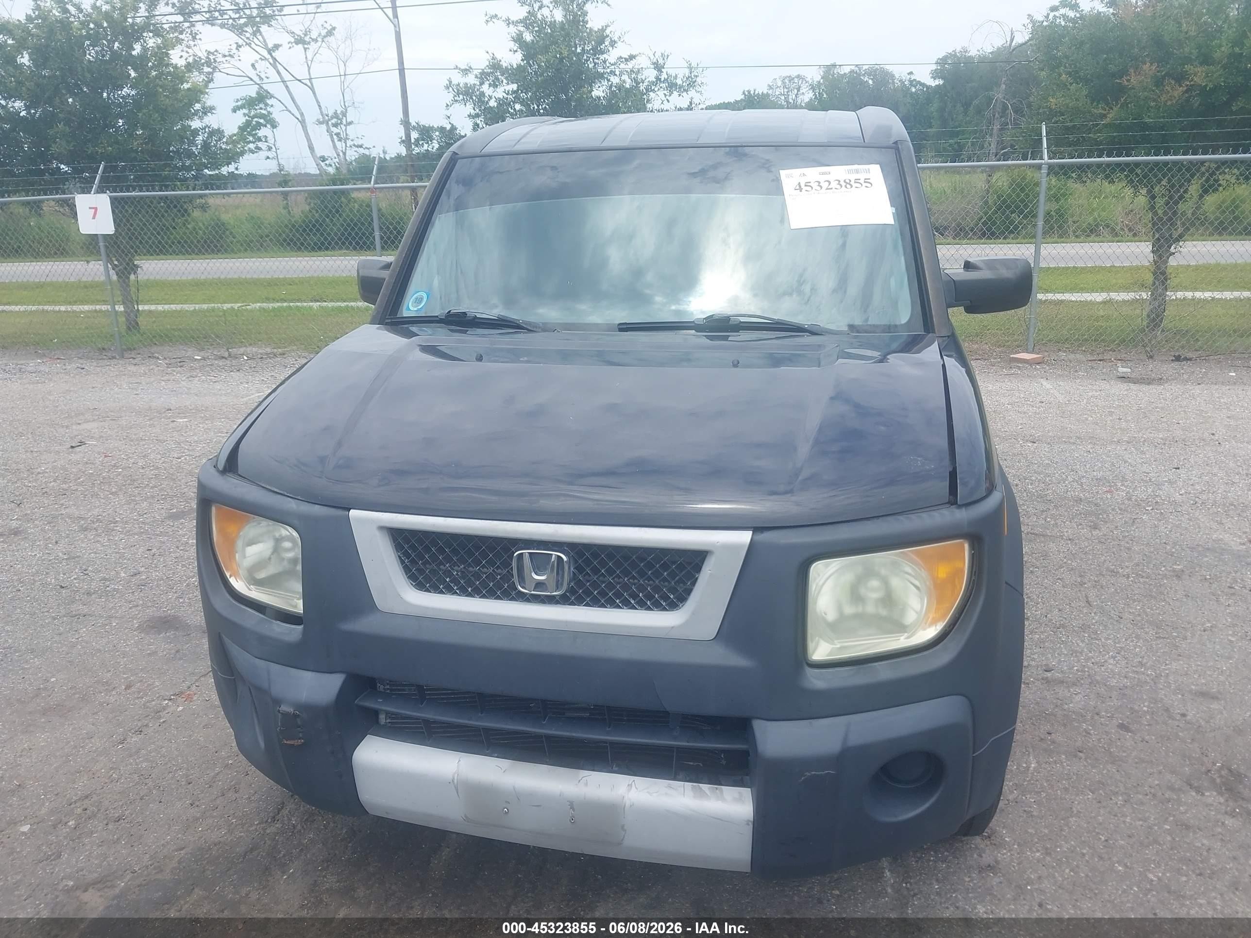 2006 Honda Element Ex Black vin: 5J6YH28646L000147
