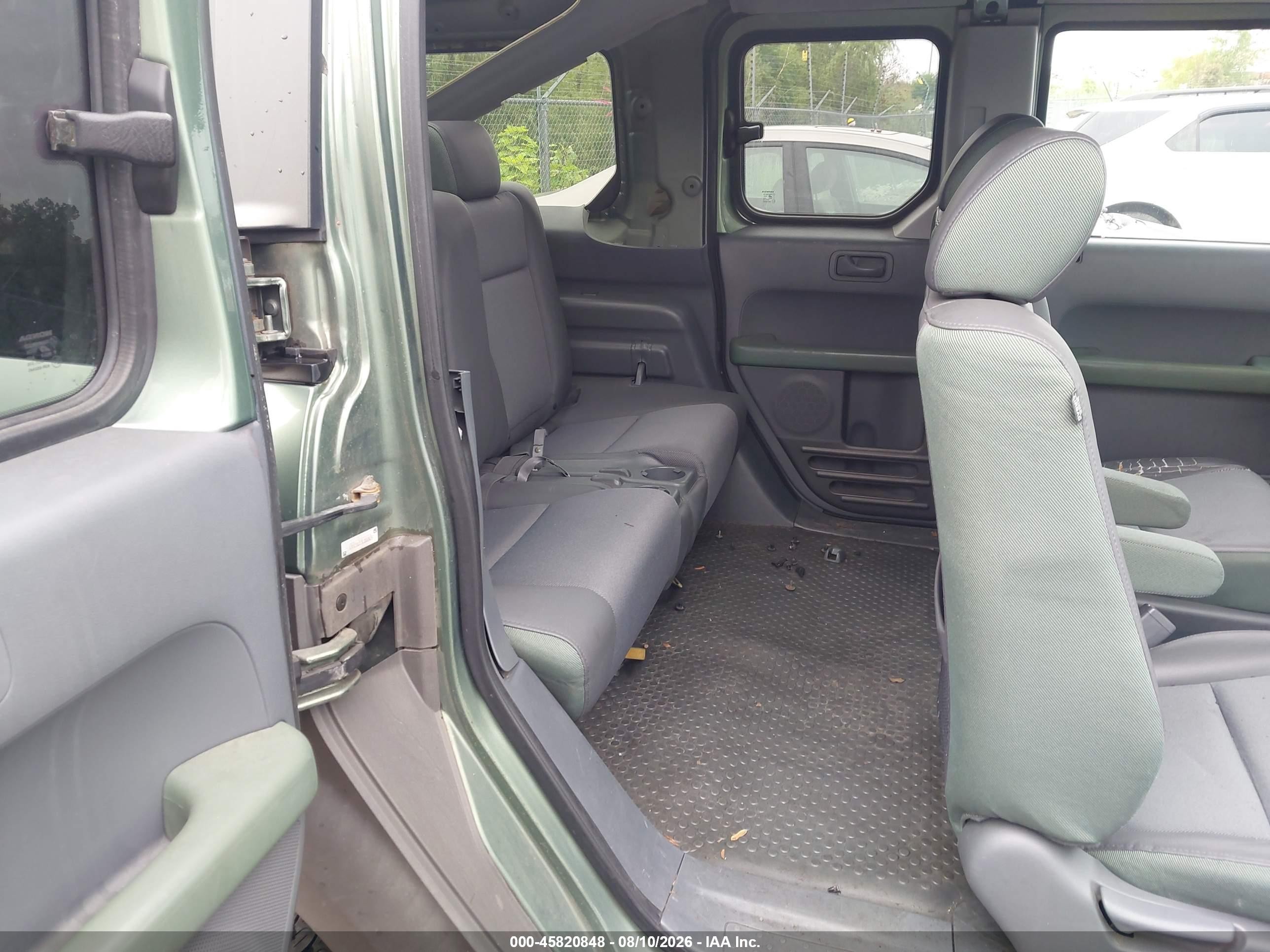2005 Honda Element Ex Green vin: 5J6YH28655L002424
