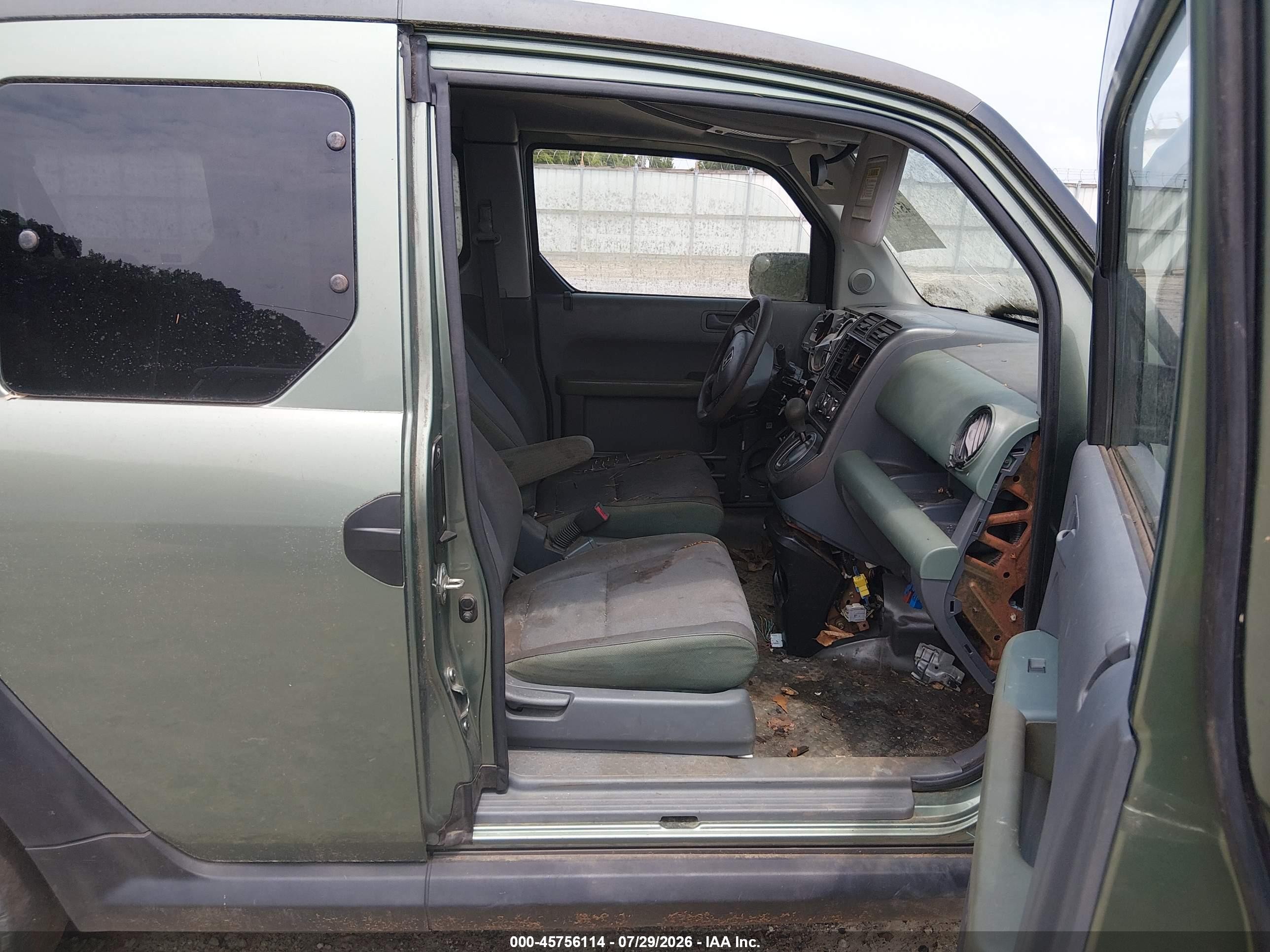 2005 Honda Element Ex Зеленый vin: 5J6YH28655L013147