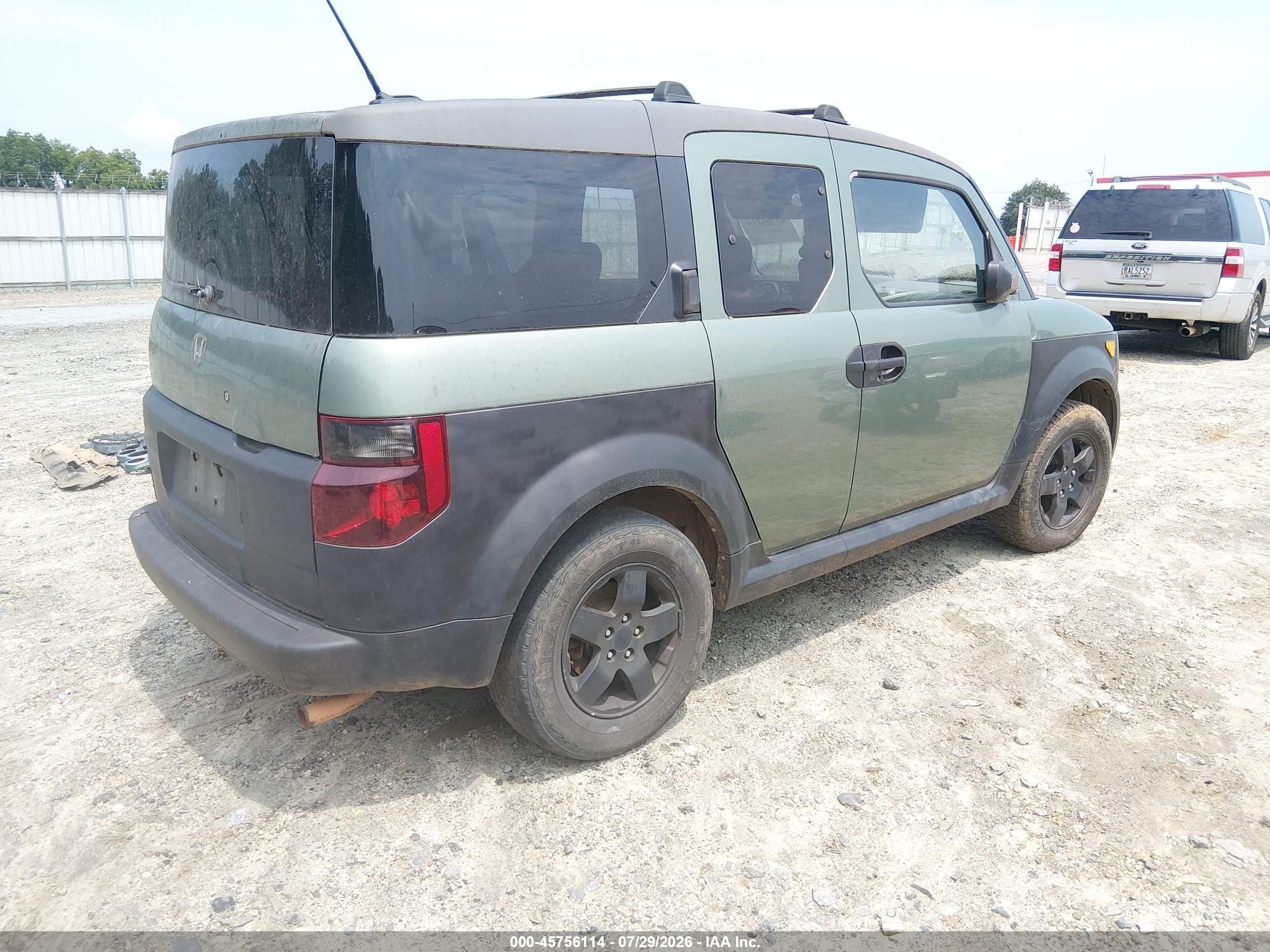 2005 Honda Element Ex Зеленый vin: 5J6YH28655L013147