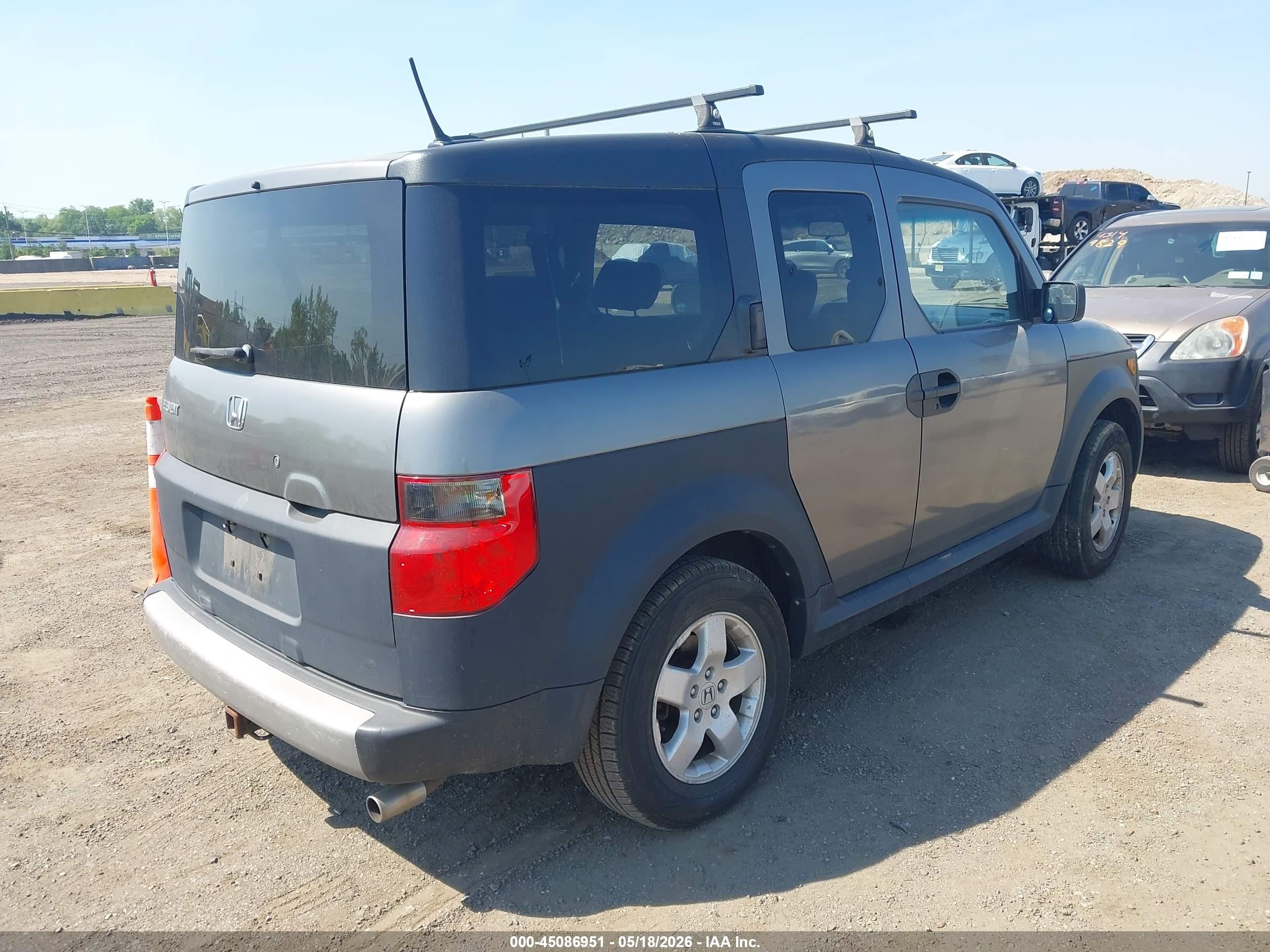 2005 Honda Element Ex Серый vin: 5J6YH28655L018297