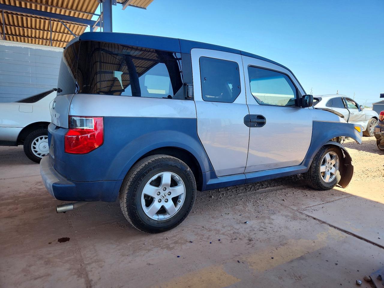 2005 Honda Element Ex Gray vin: 5J6YH28655L020938