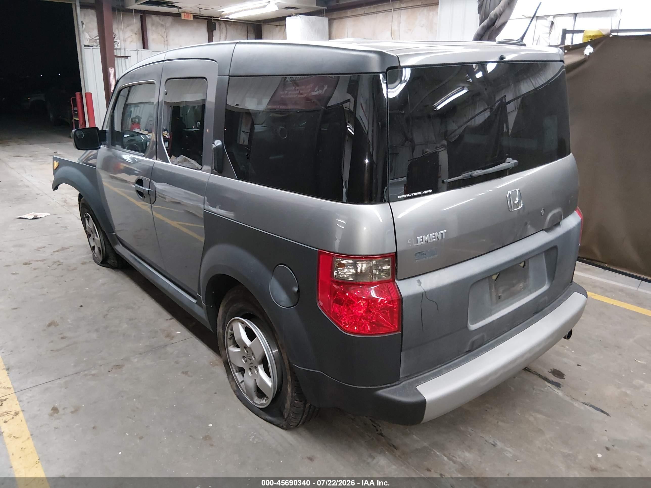 2005 Honda Element Ex Серый vin: 5J6YH28655L022415
