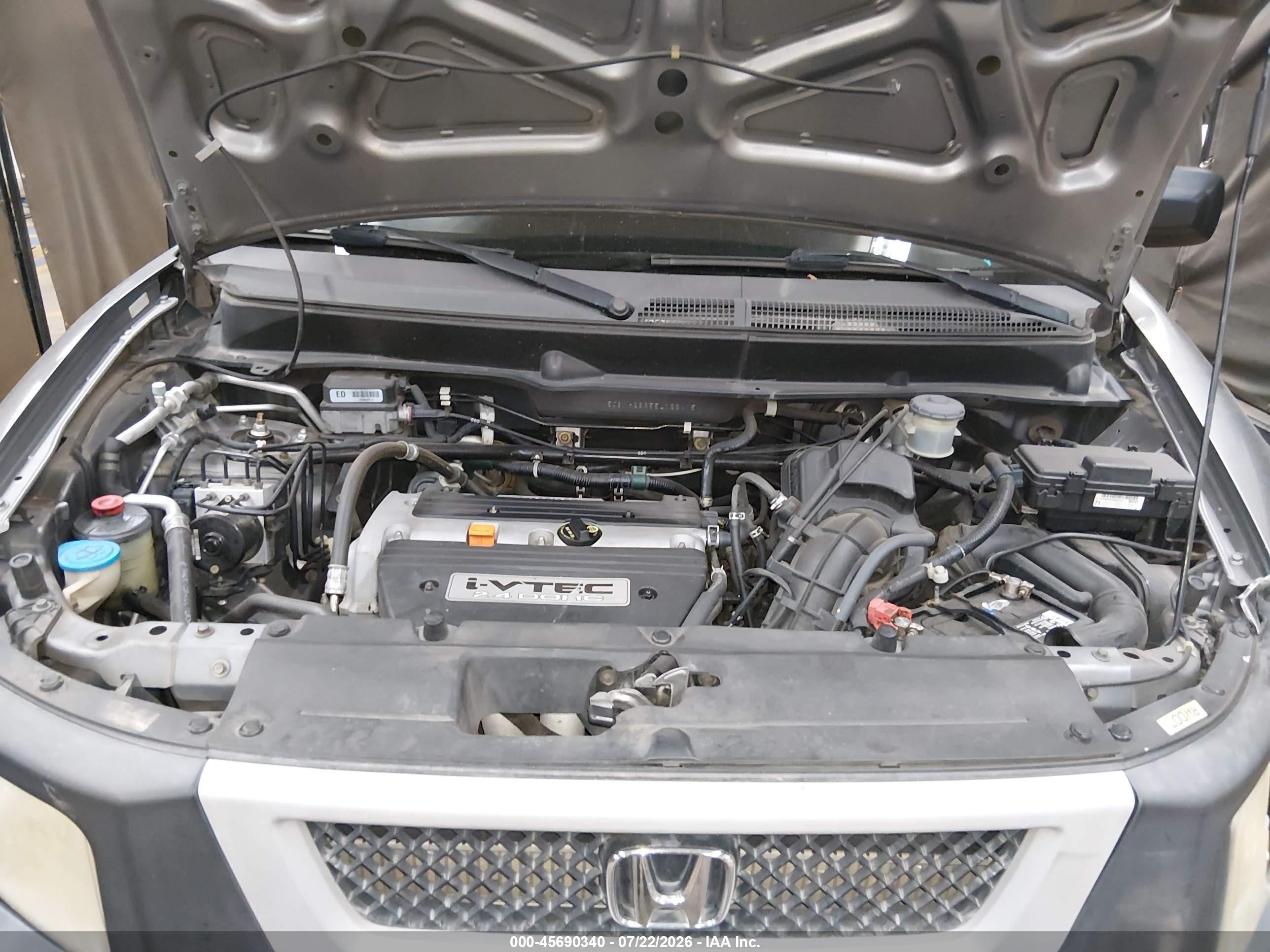 2005 Honda Element Ex Серый vin: 5J6YH28655L022415