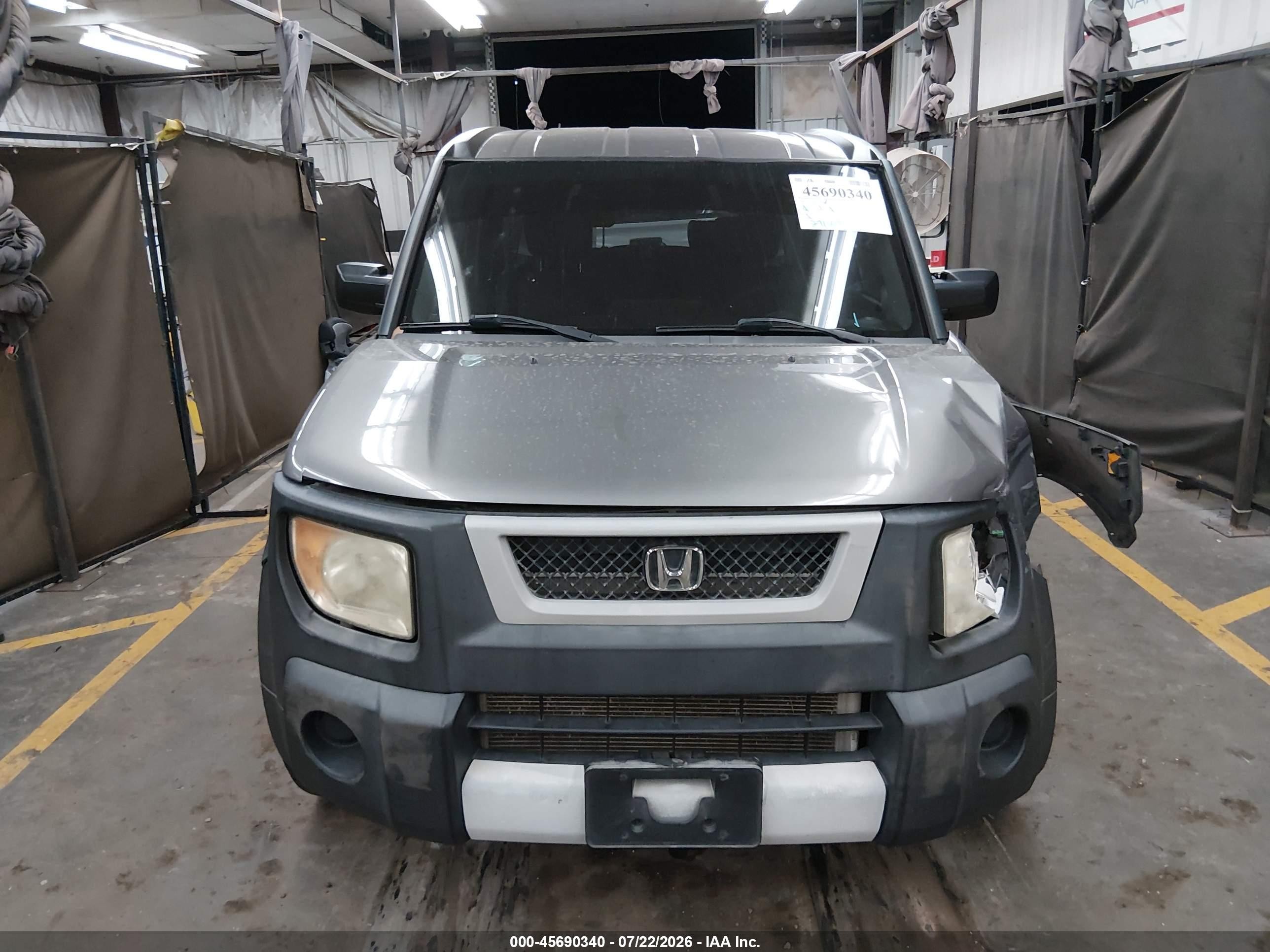 2005 Honda Element Ex Серый vin: 5J6YH28655L022415
