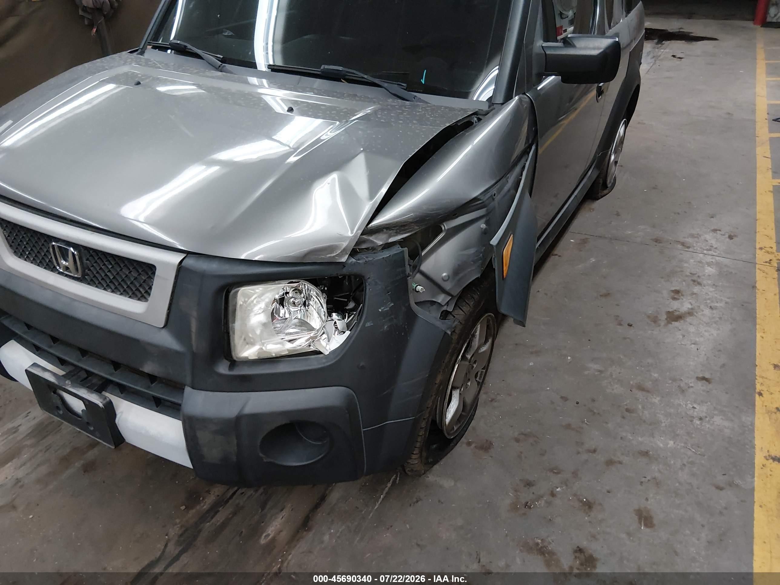 2005 Honda Element Ex Серый vin: 5J6YH28655L022415