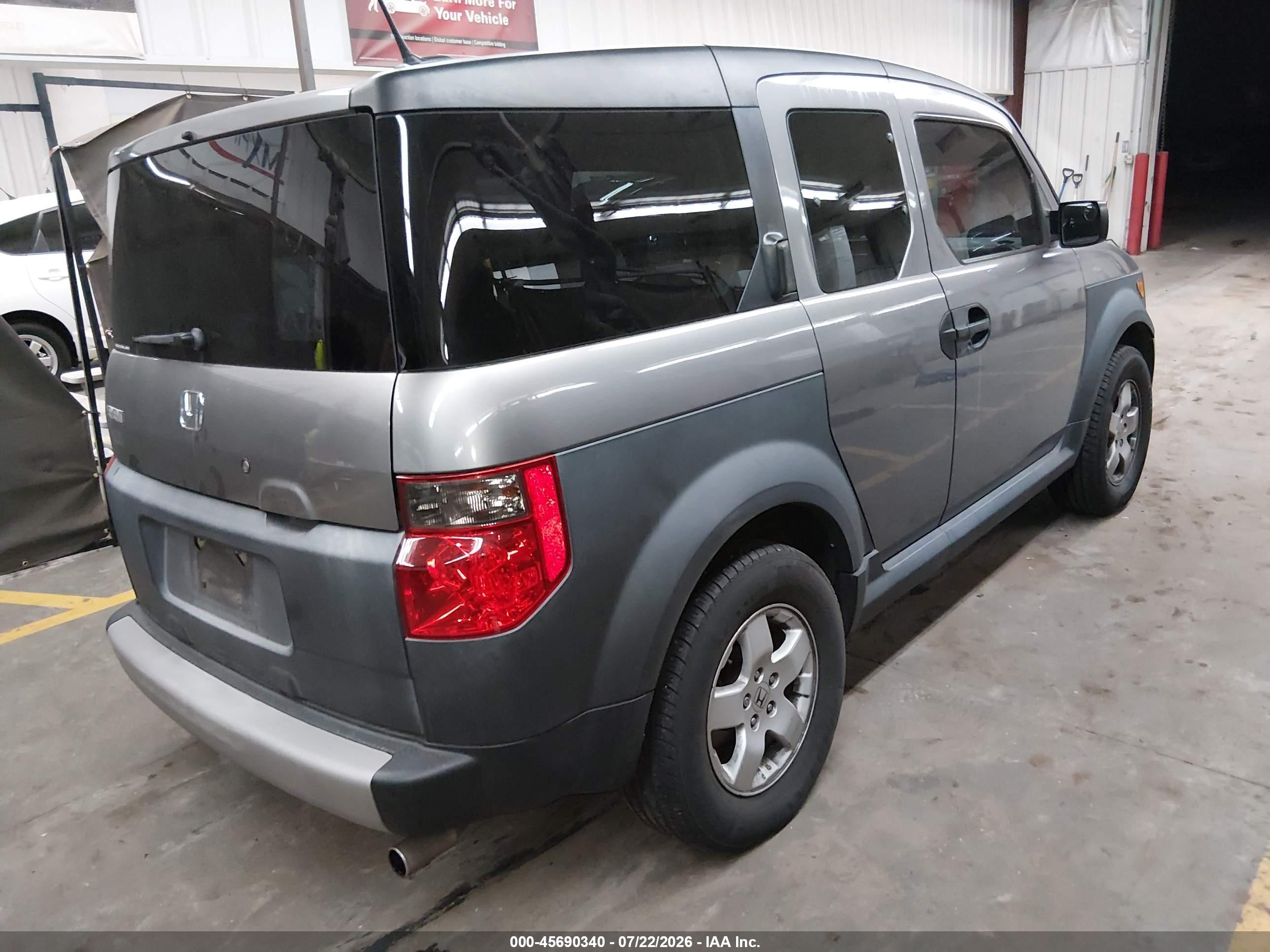 2005 Honda Element Ex Серый vin: 5J6YH28655L022415