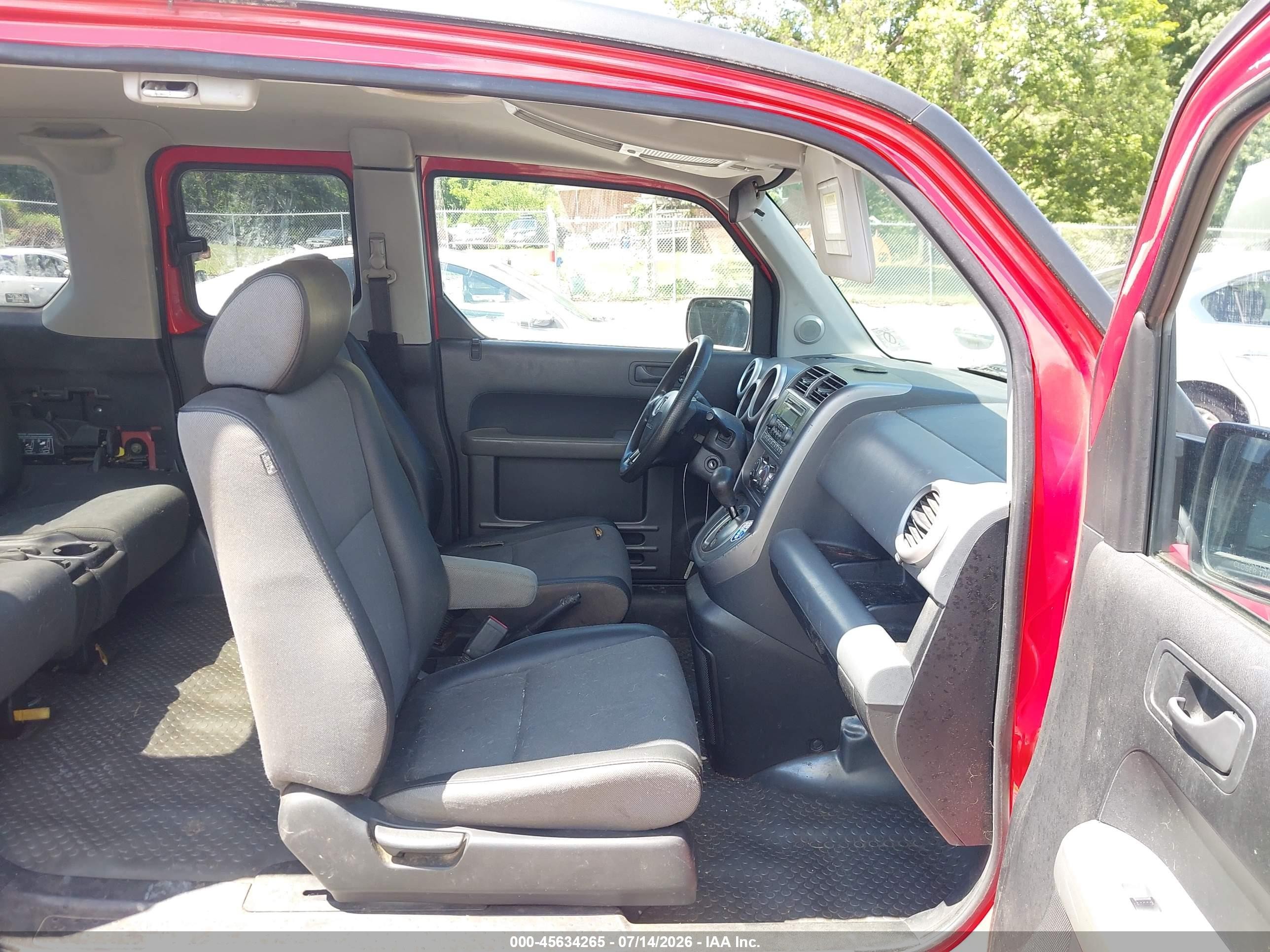 2005 Honda Element Ex Красный vin: 5J6YH28655L029686