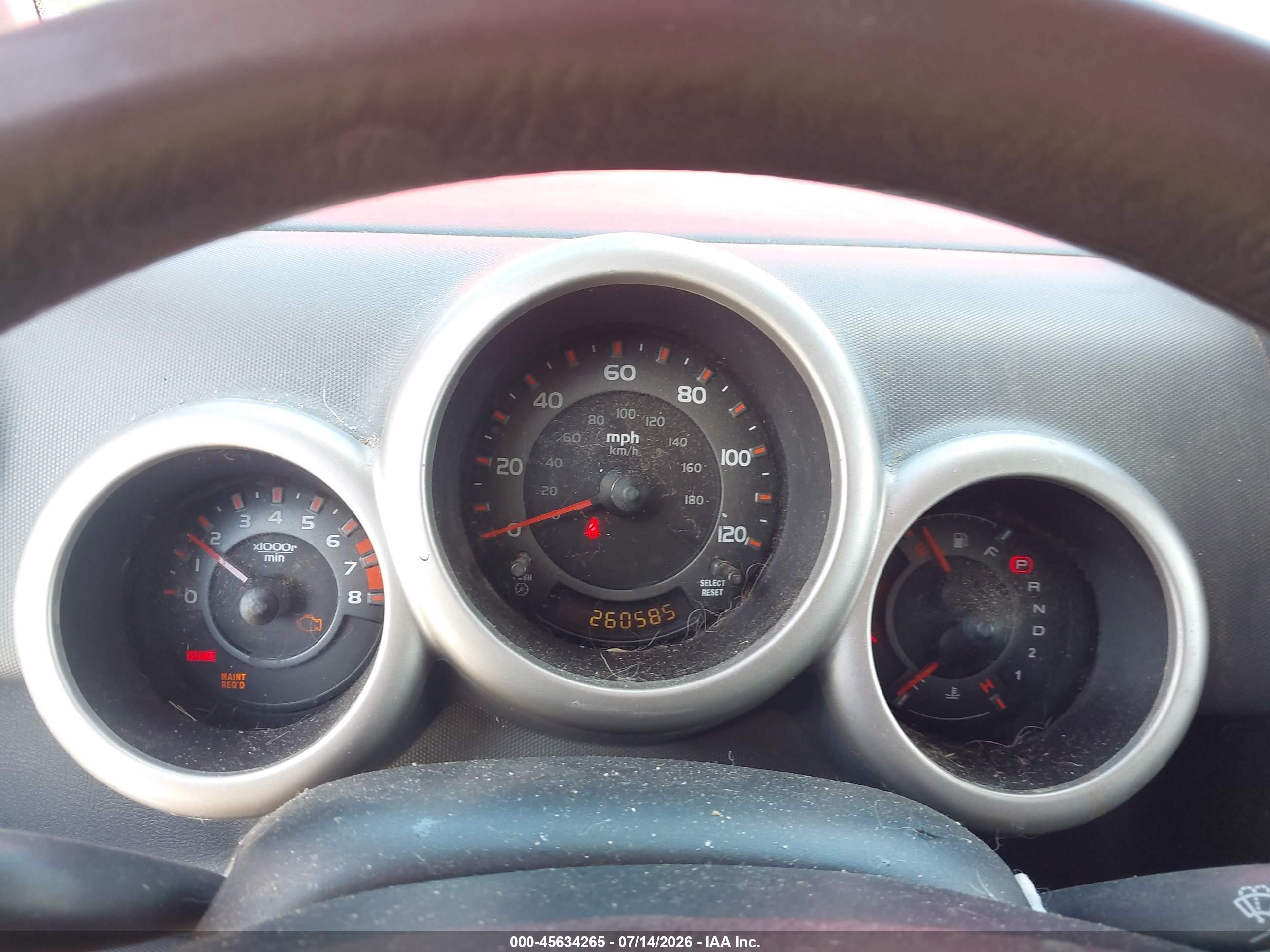 2005 Honda Element Ex Красный vin: 5J6YH28655L029686