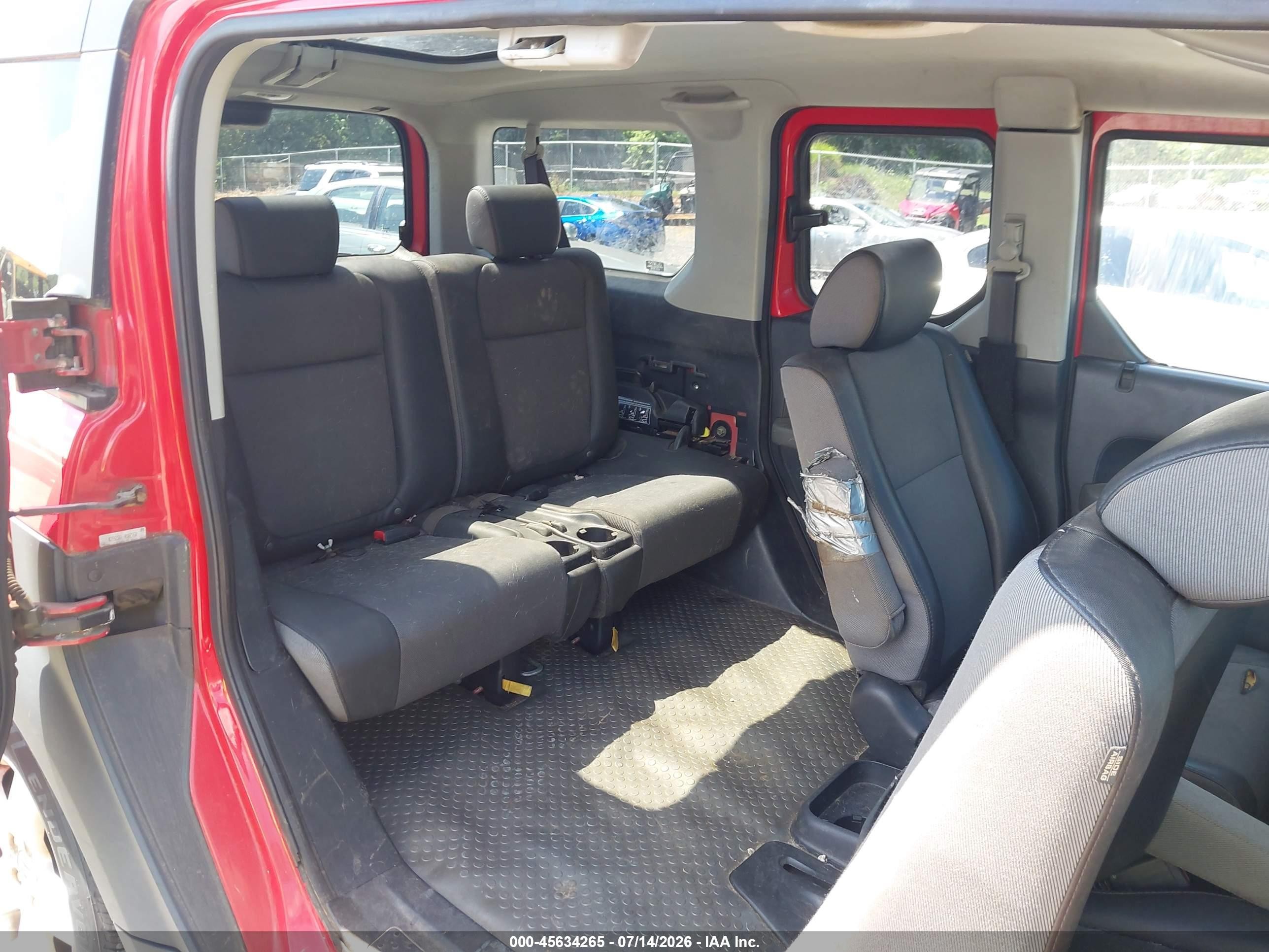 2005 Honda Element Ex Красный vin: 5J6YH28655L029686