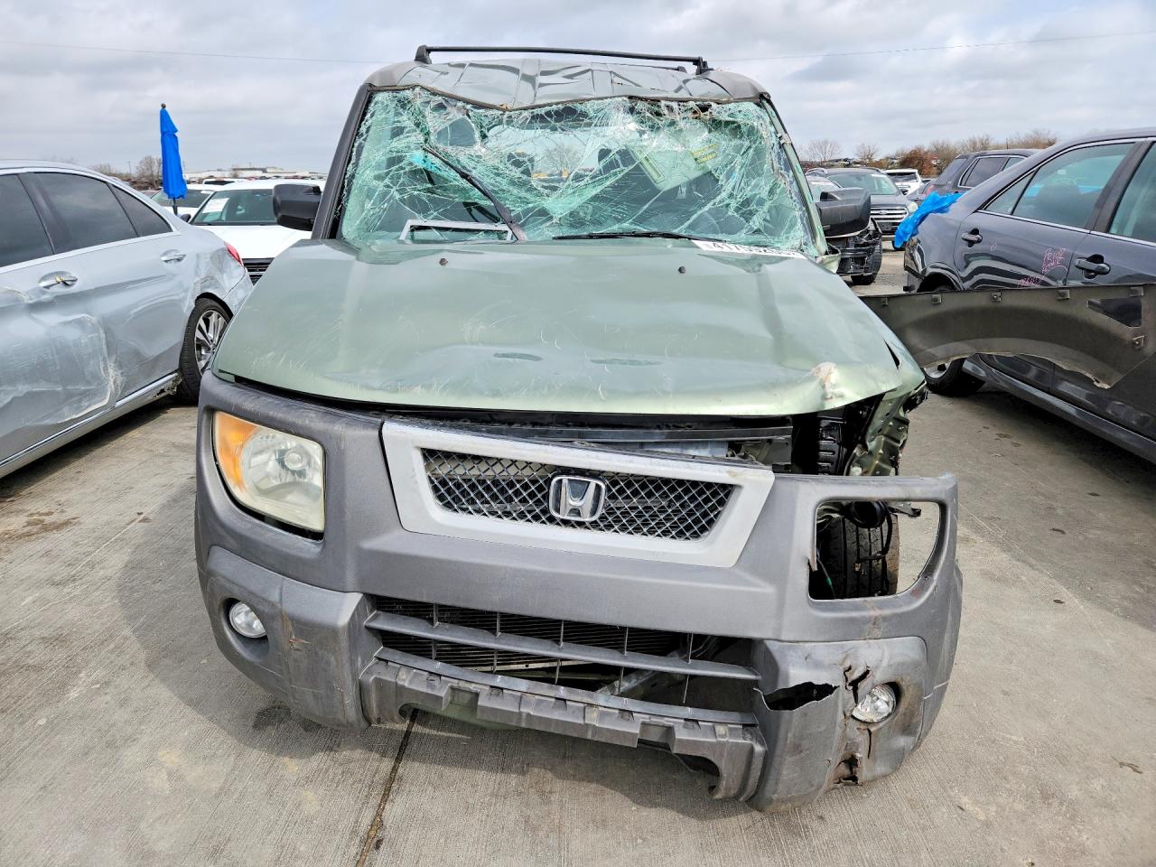 2004 Honda Element Green vin: 5J6YH28664L034474