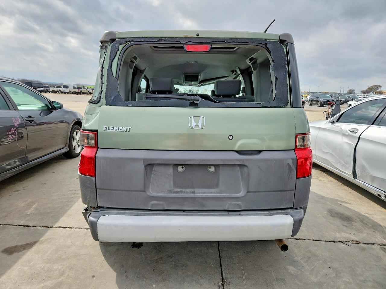 2004 Honda Element Green vin: 5J6YH28664L034474