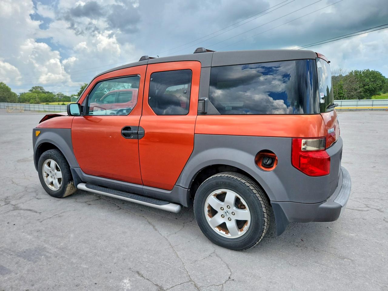 2004 Honda Element Ex Orange vin: 5J6YH28674L022334