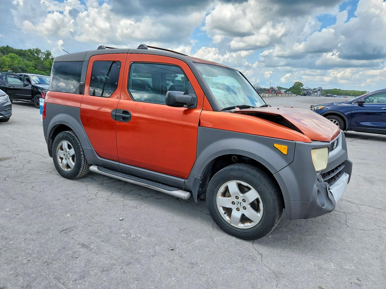 2004 Honda Element Ex Orange vin: 5J6YH28674L022334