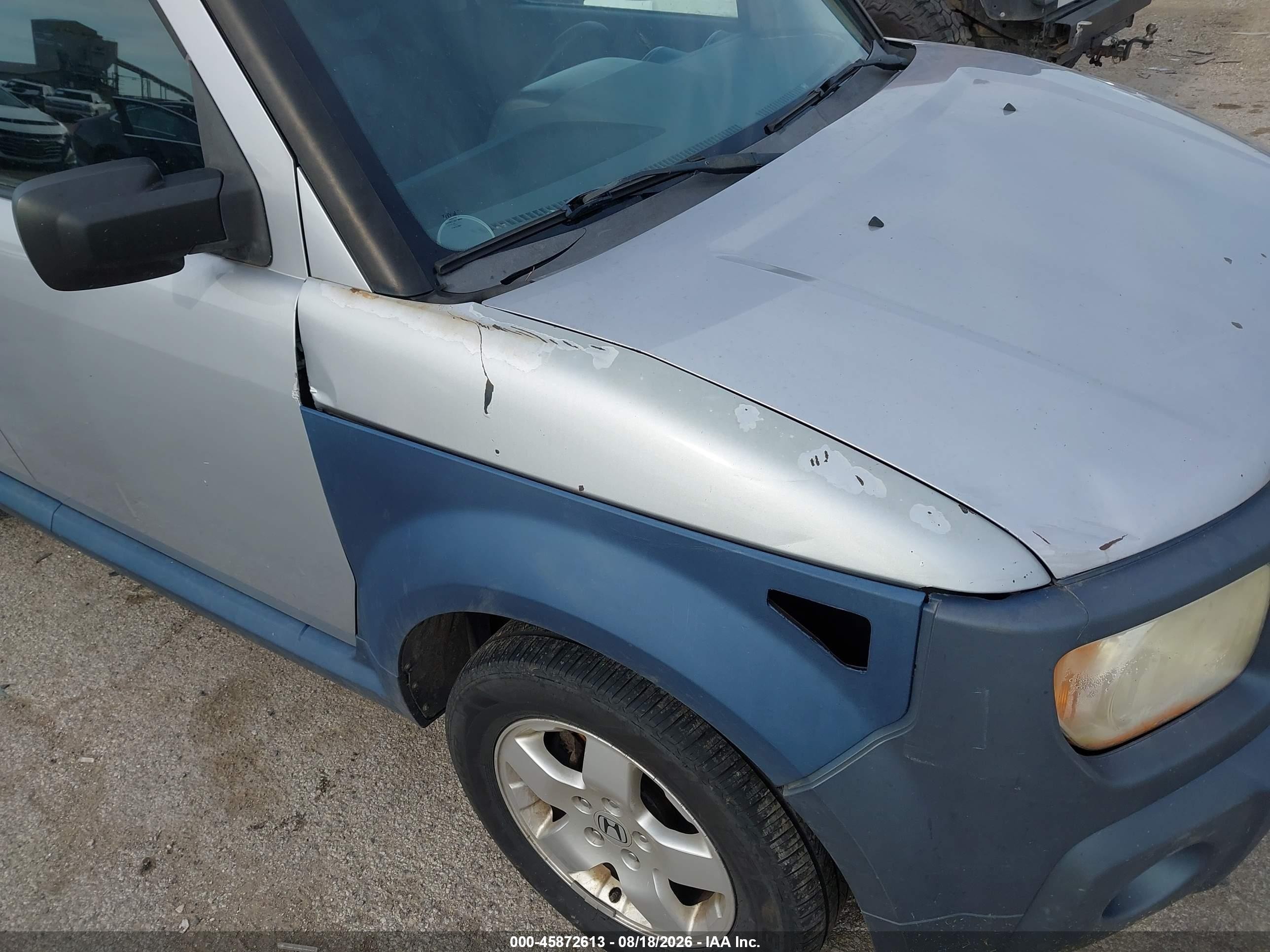 2005 Honda Element Ex Gray vin: 5J6YH28675L003431