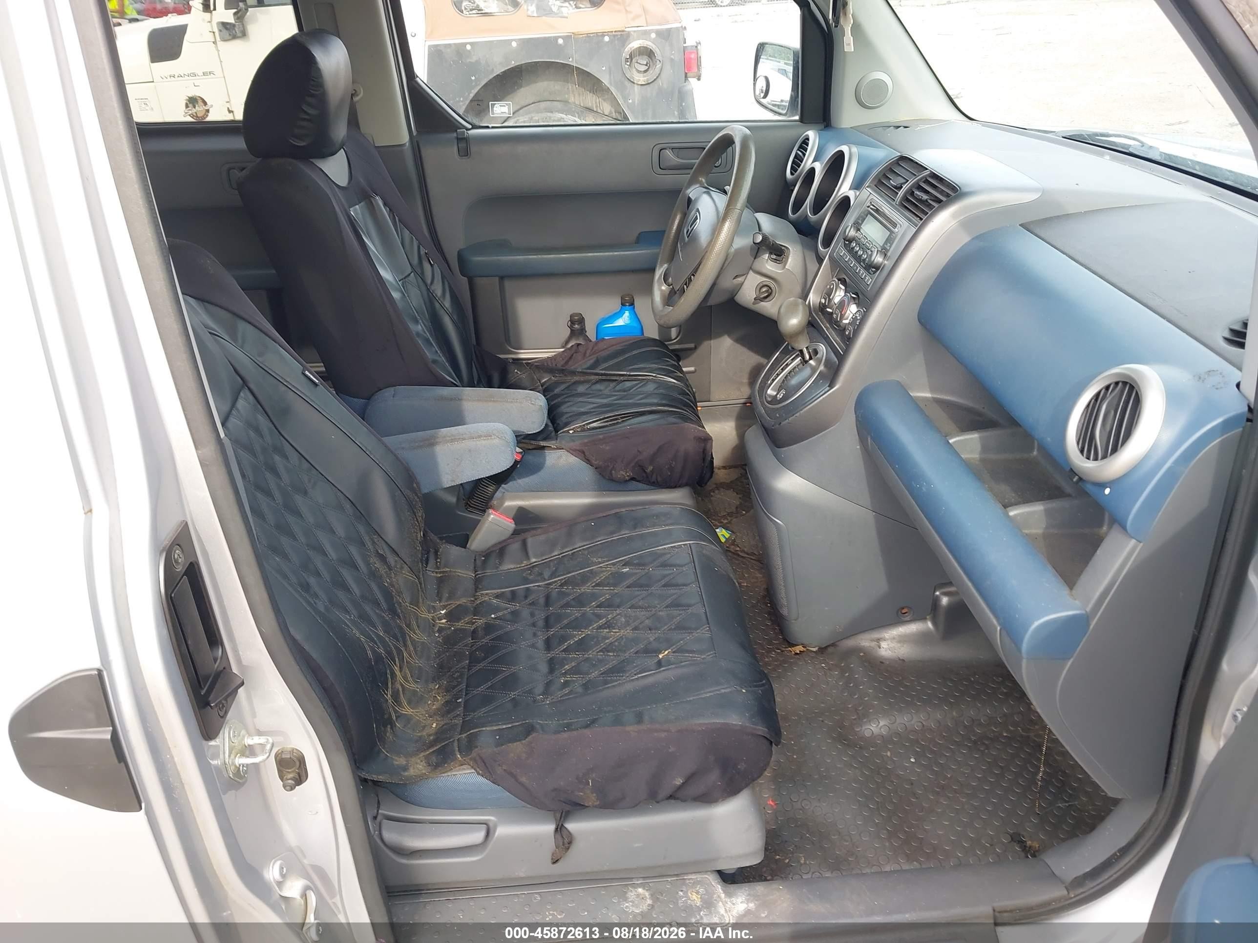 2005 Honda Element Ex Gray vin: 5J6YH28675L003431
