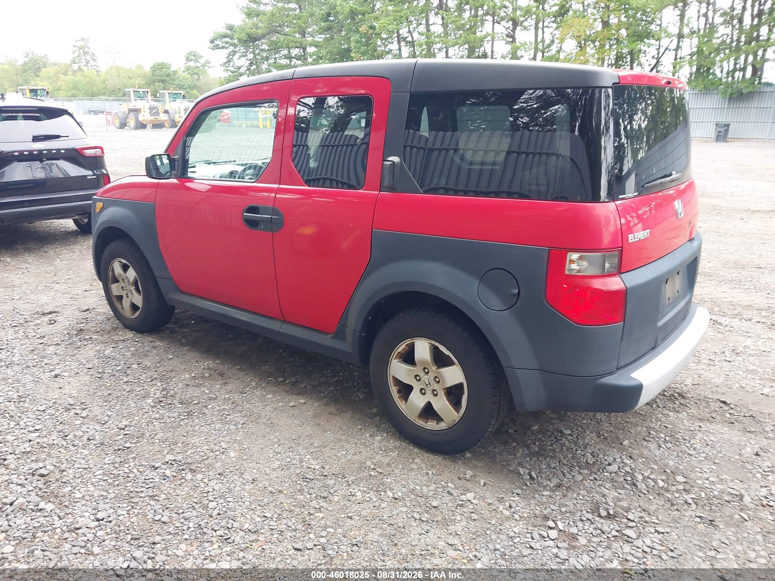 2005 Honda Element Ex Red vin: 5J6YH28675L011853