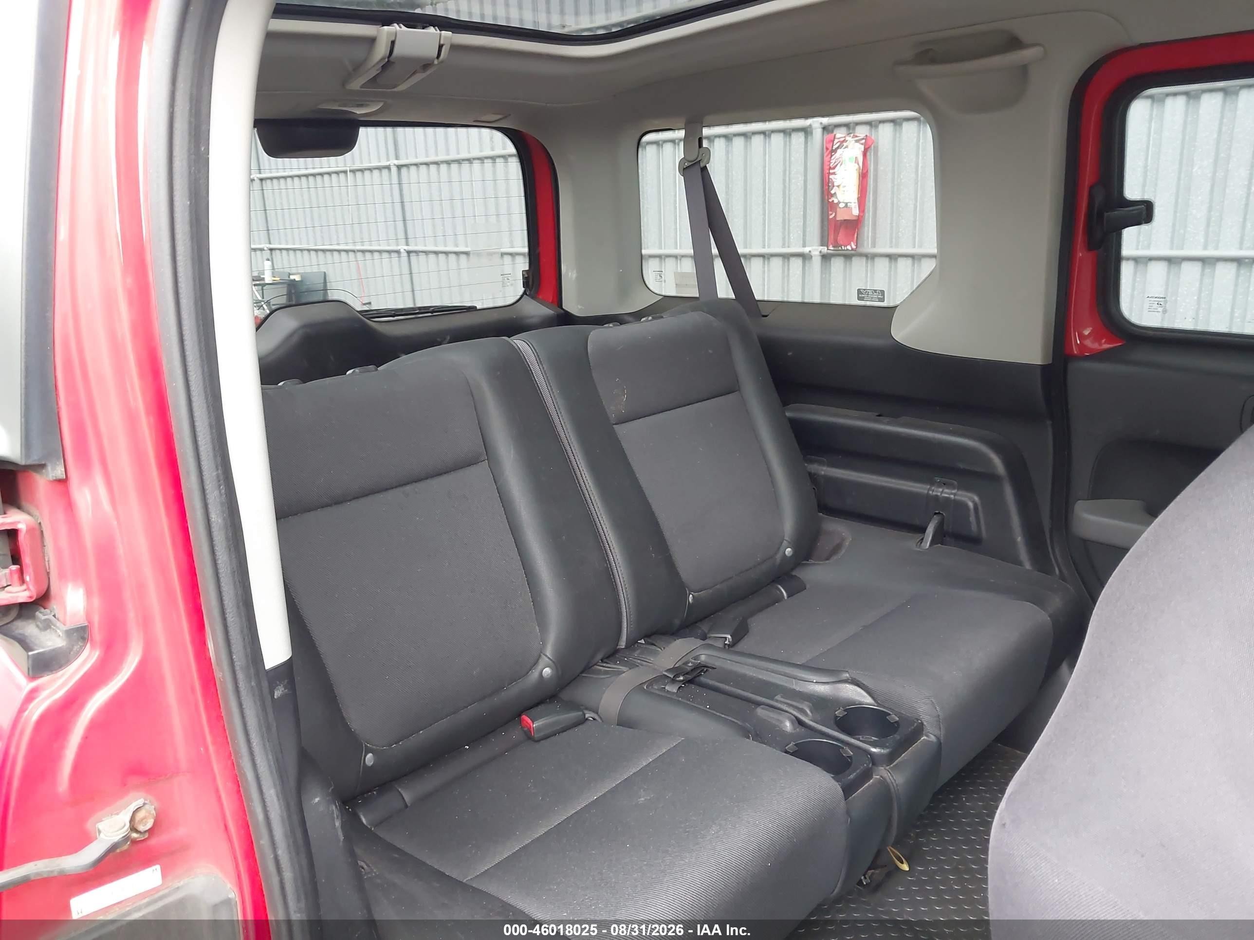 2005 Honda Element Ex Red vin: 5J6YH28675L011853