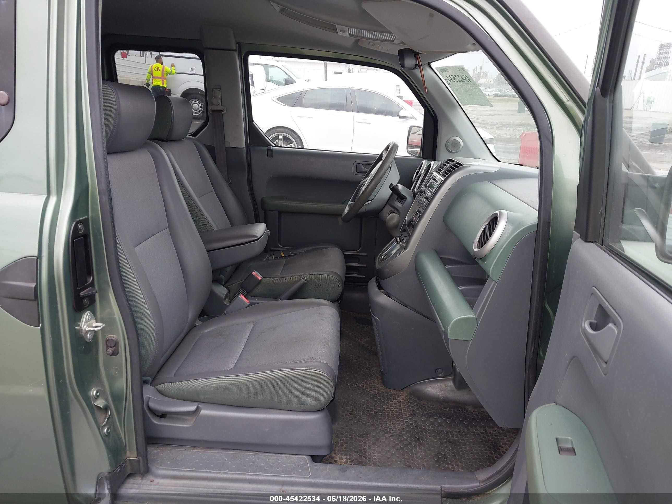 2004 Honda Element Ex Green vin: 5J6YH28684L015778