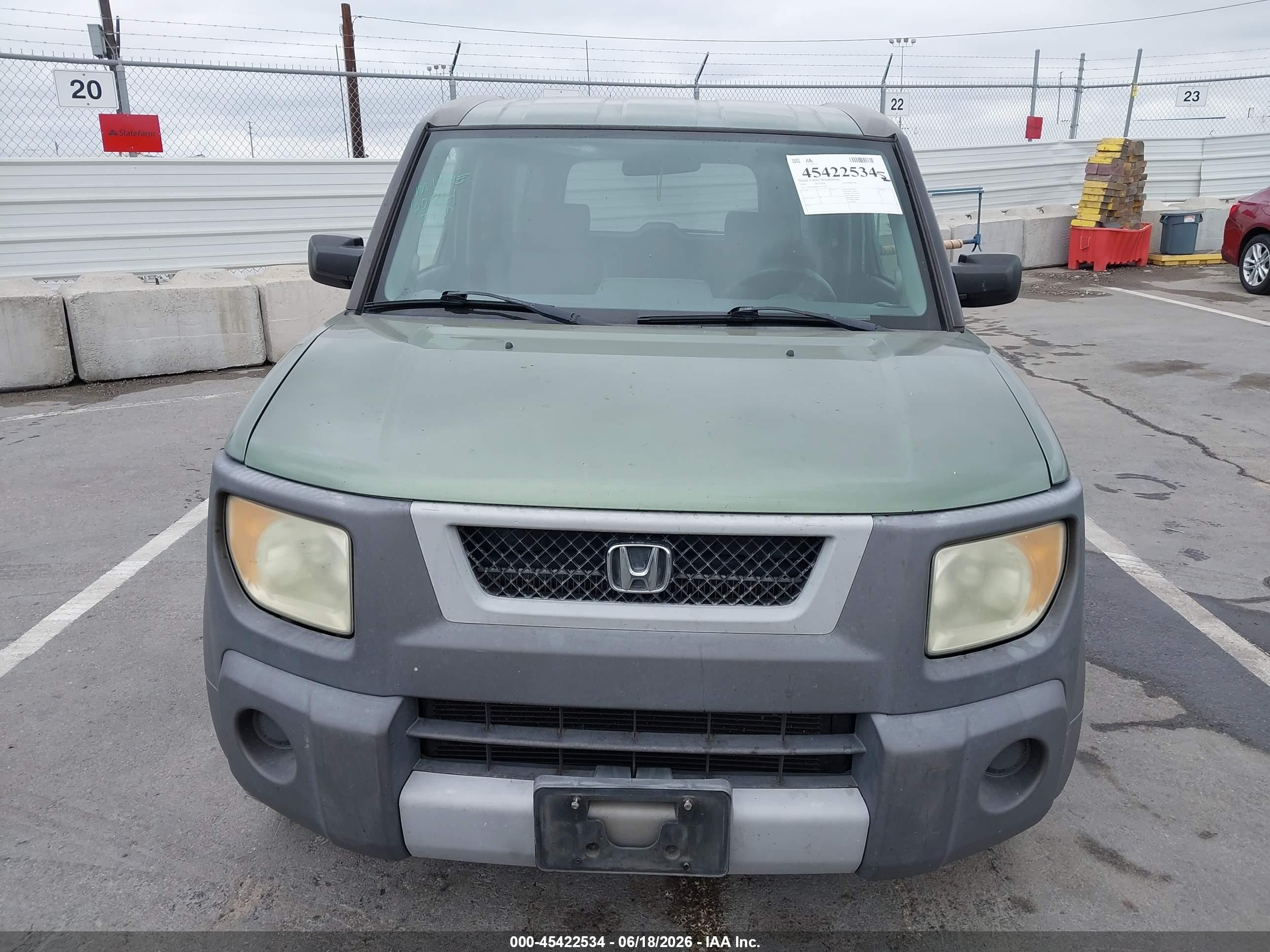 2004 Honda Element Ex Green vin: 5J6YH28684L015778