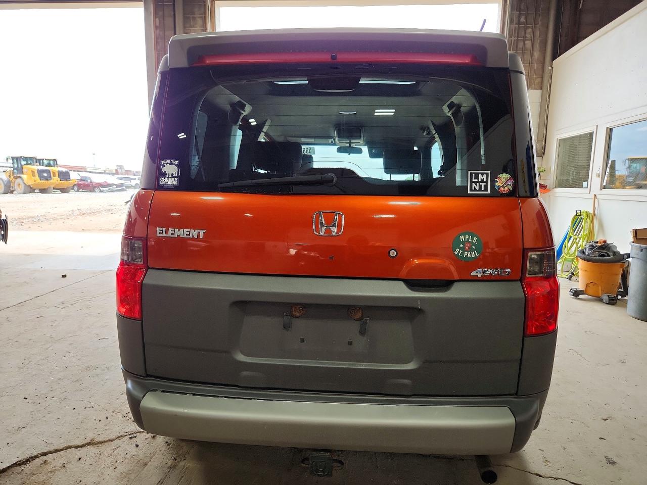 2004 Honda Element Ex Orange vin: 5J6YH28684L017594