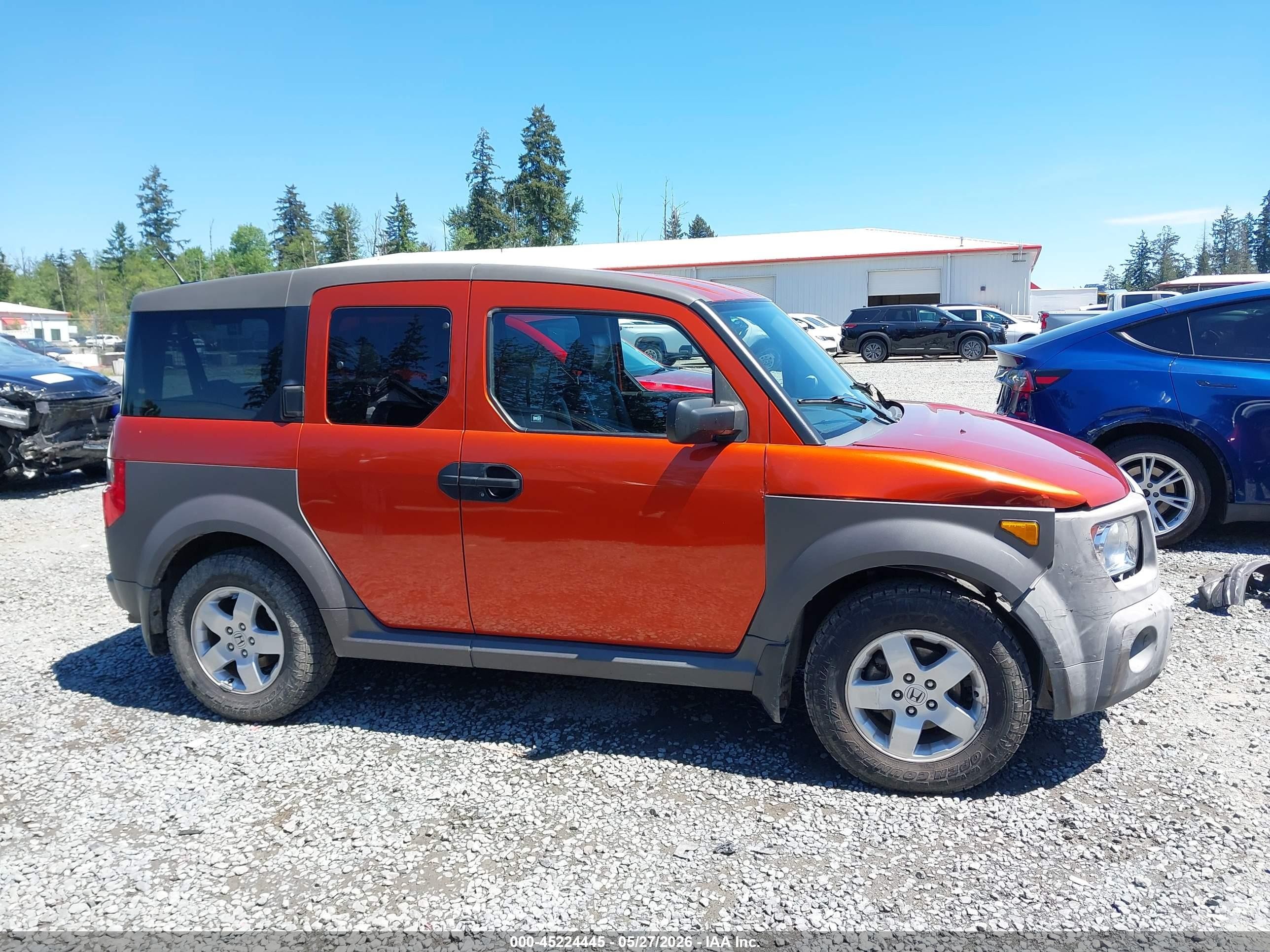2005 Honda Element Ex Оранжевый vin: 5J6YH28685L015457
