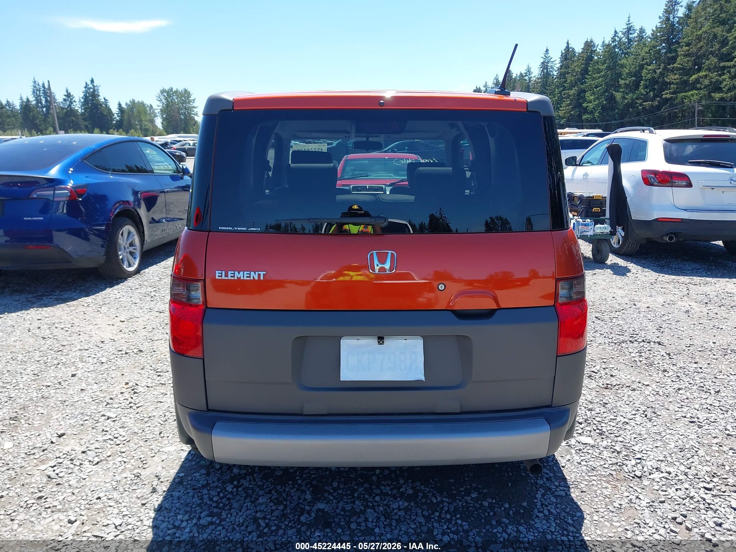 2005 Honda Element Ex Оранжевый vin: 5J6YH28685L015457