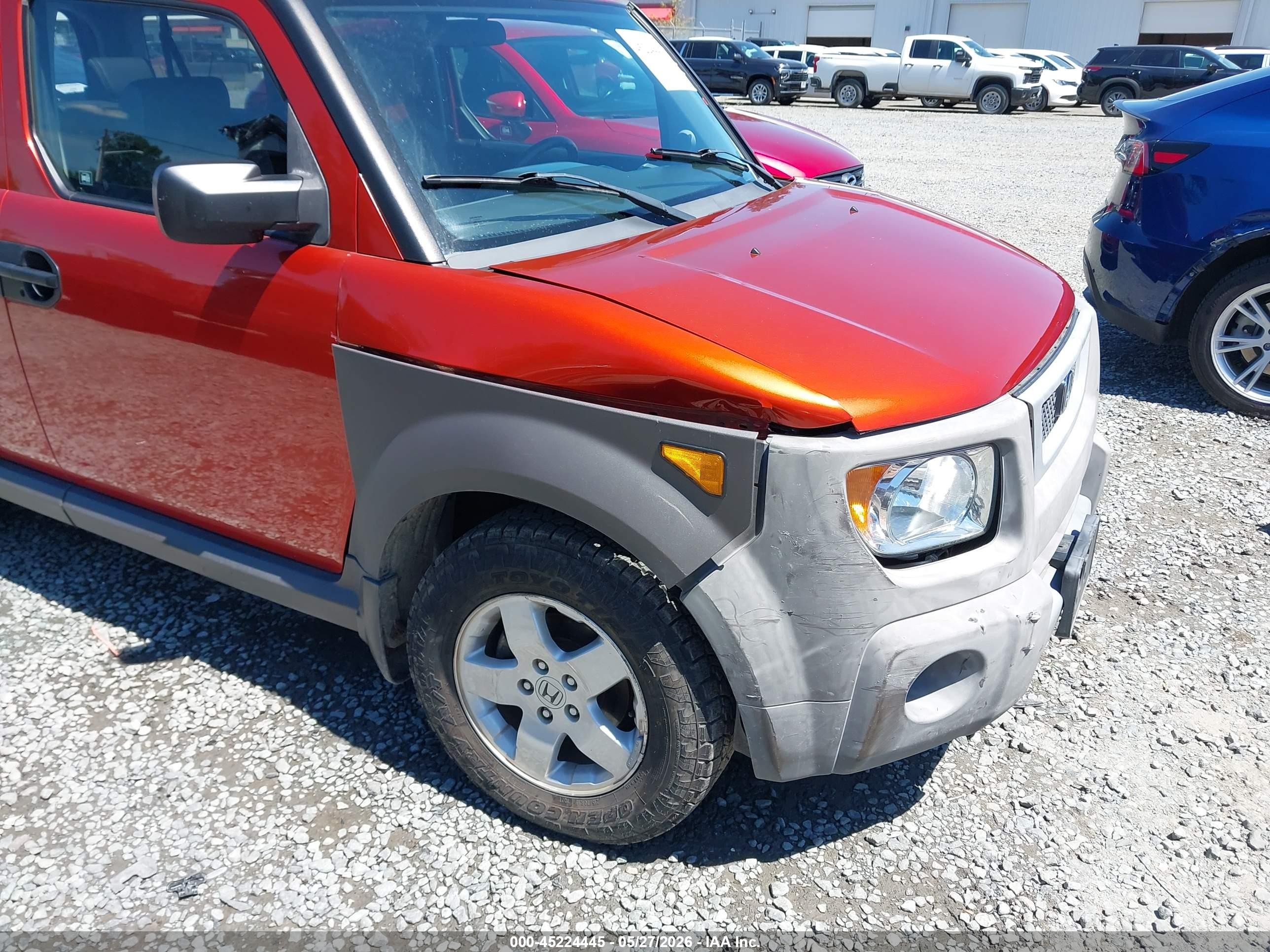 2005 Honda Element Ex Оранжевый vin: 5J6YH28685L015457