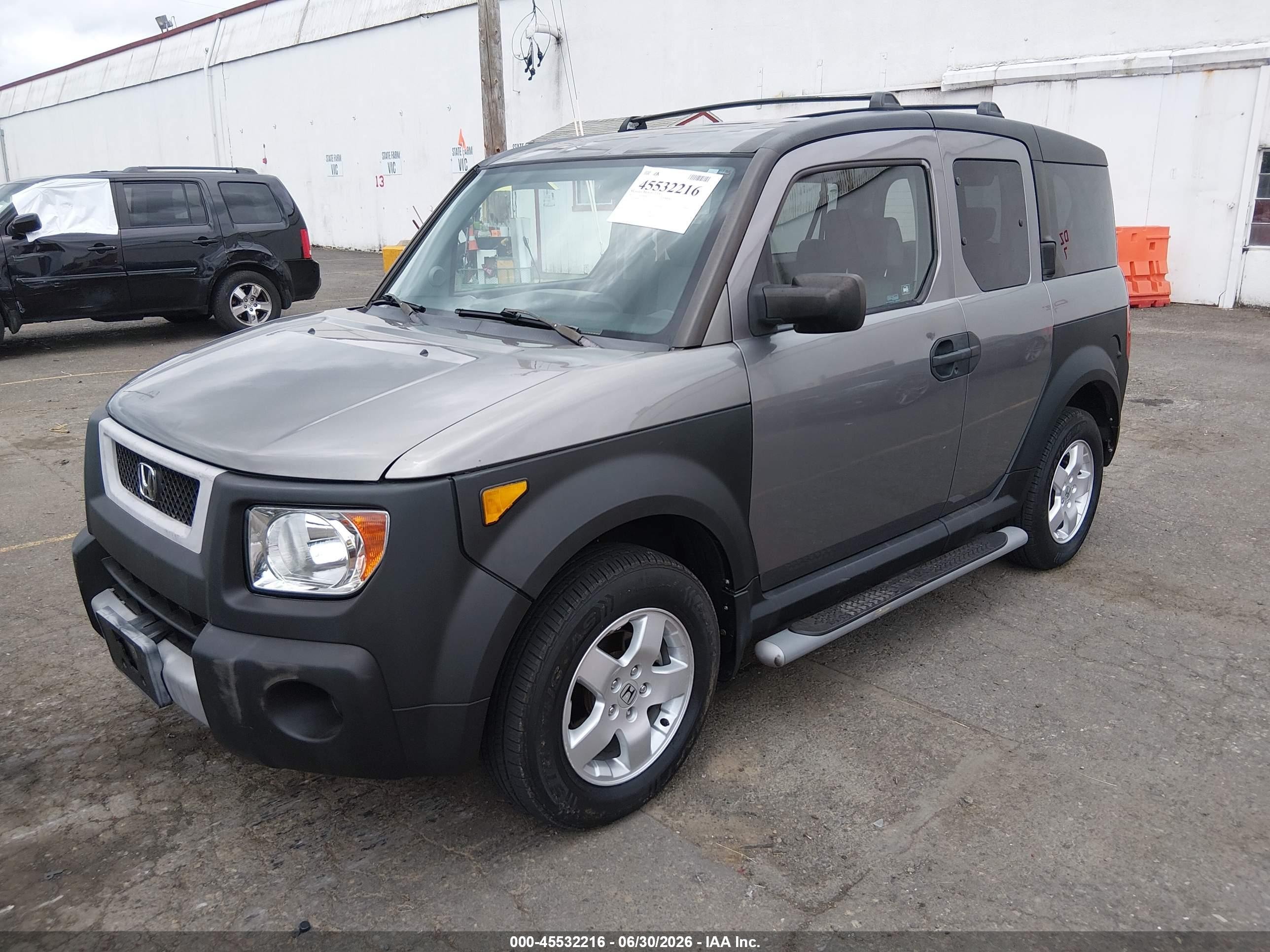 2005 Honda Element Ex Серый vin: 5J6YH28685L025874