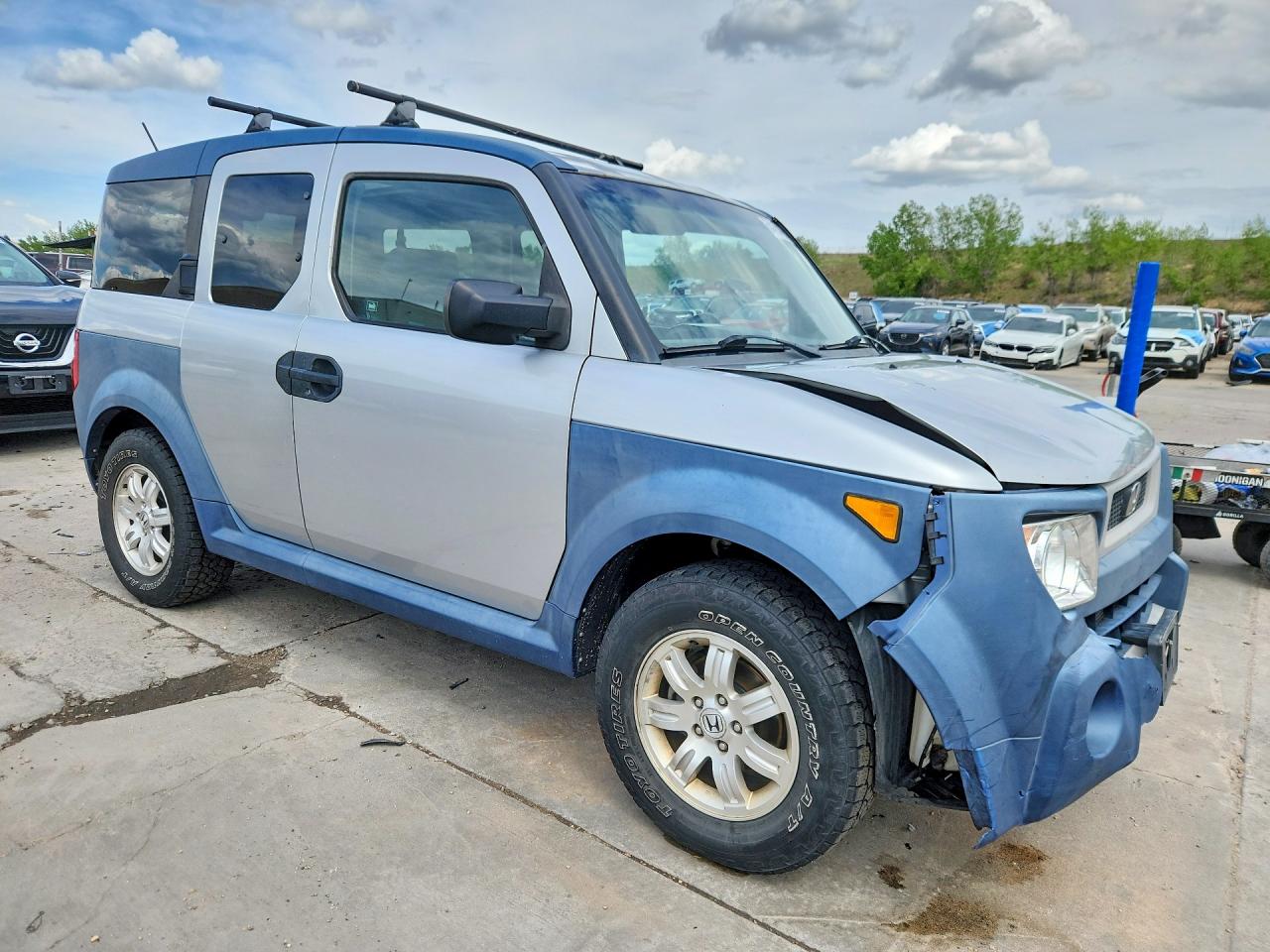 2006 Honda Element Ex Silver vin: 5J6YH28686L022460