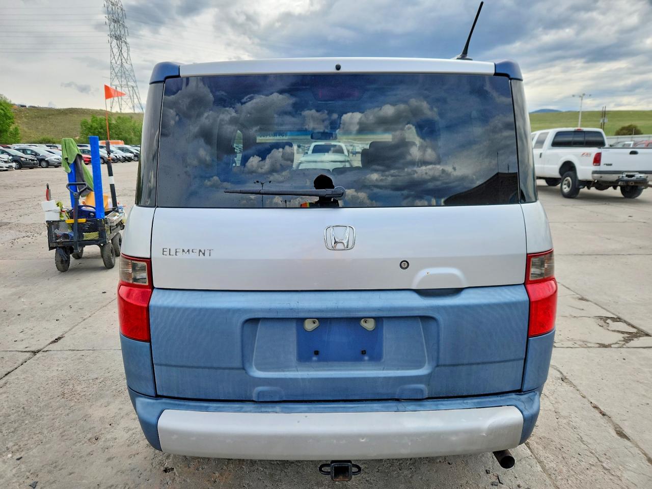 2006 Honda Element Ex Silver vin: 5J6YH28686L022460