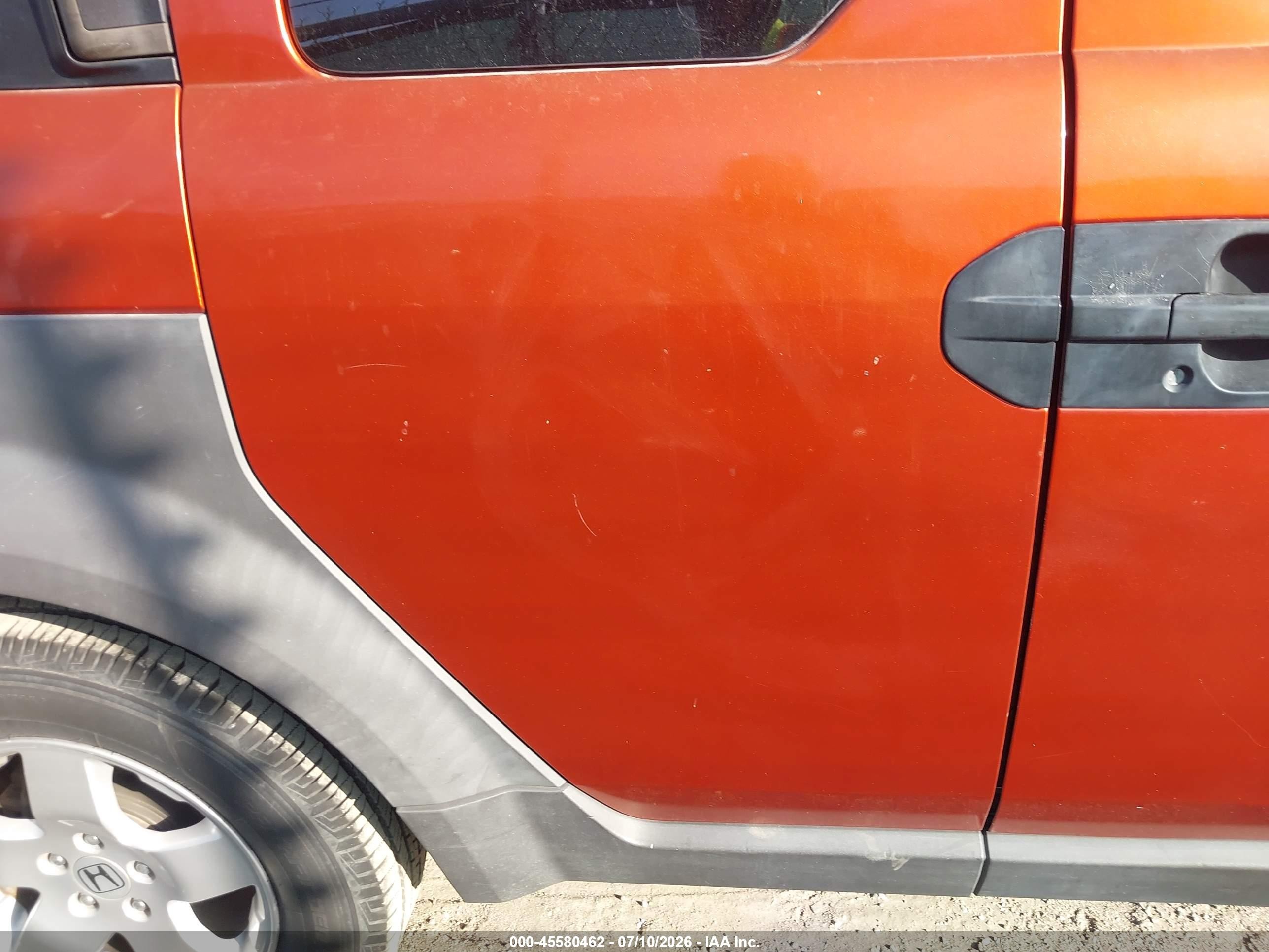 2004 Honda Element Ex Orange vin: 5J6YH28694L017796