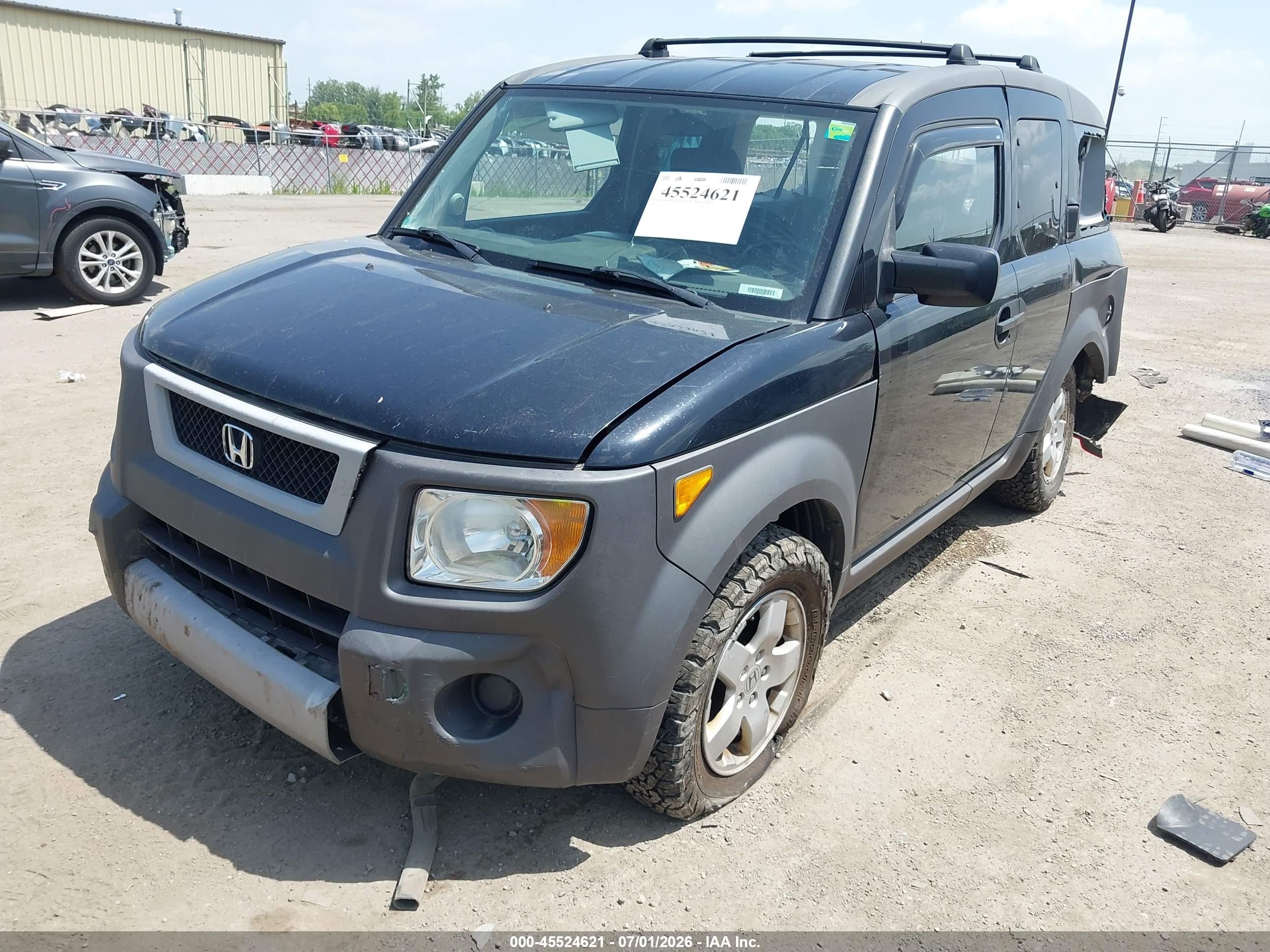 2004 Honda Element Ex Black vin: 5J6YH28694L027504