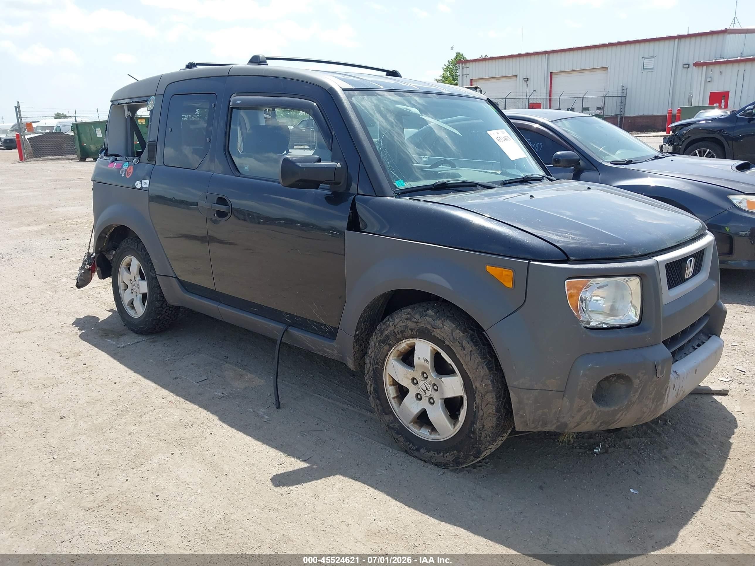 2004 Honda Element Ex Black vin: 5J6YH28694L027504