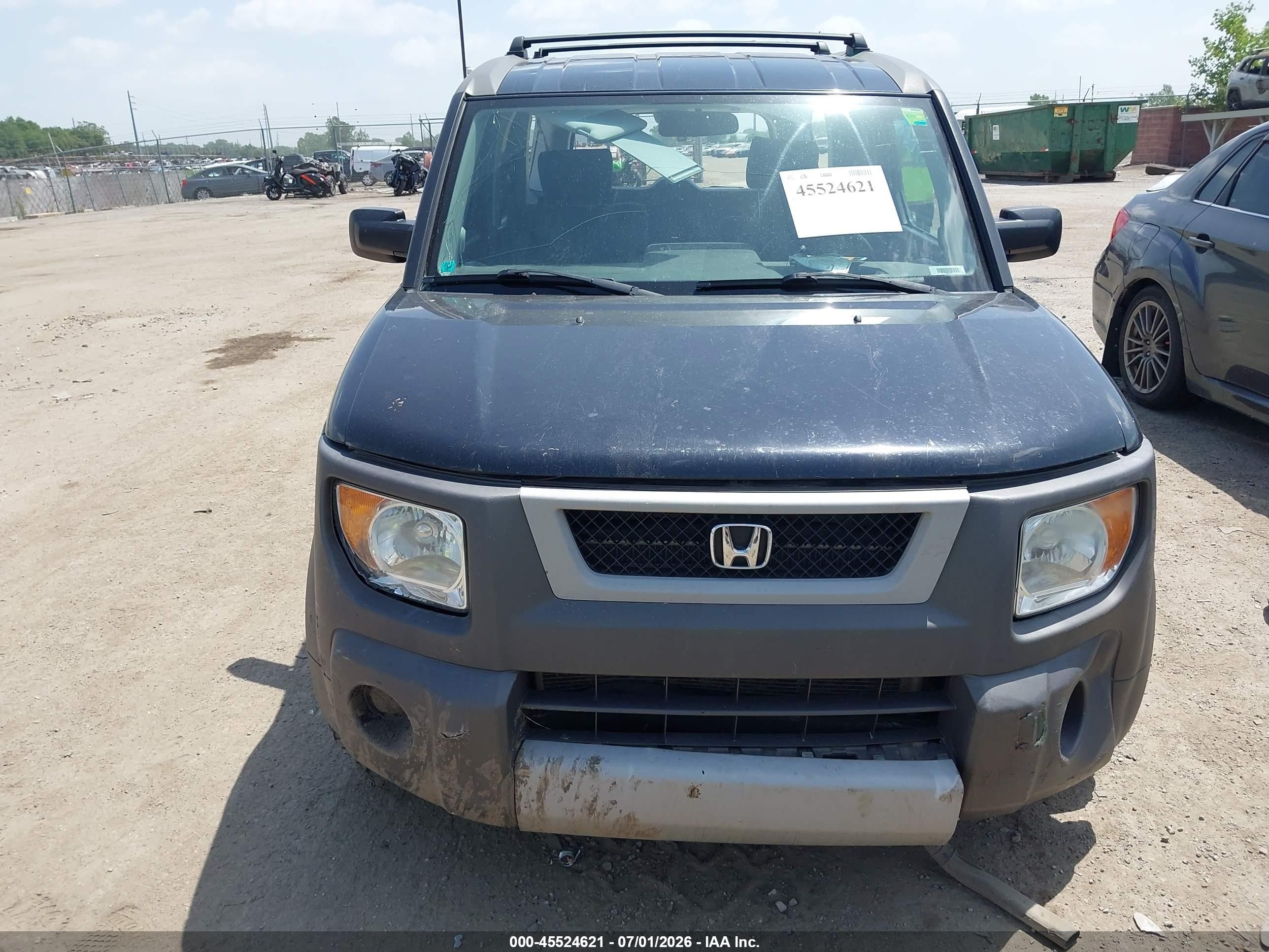 2004 Honda Element Ex Black vin: 5J6YH28694L027504